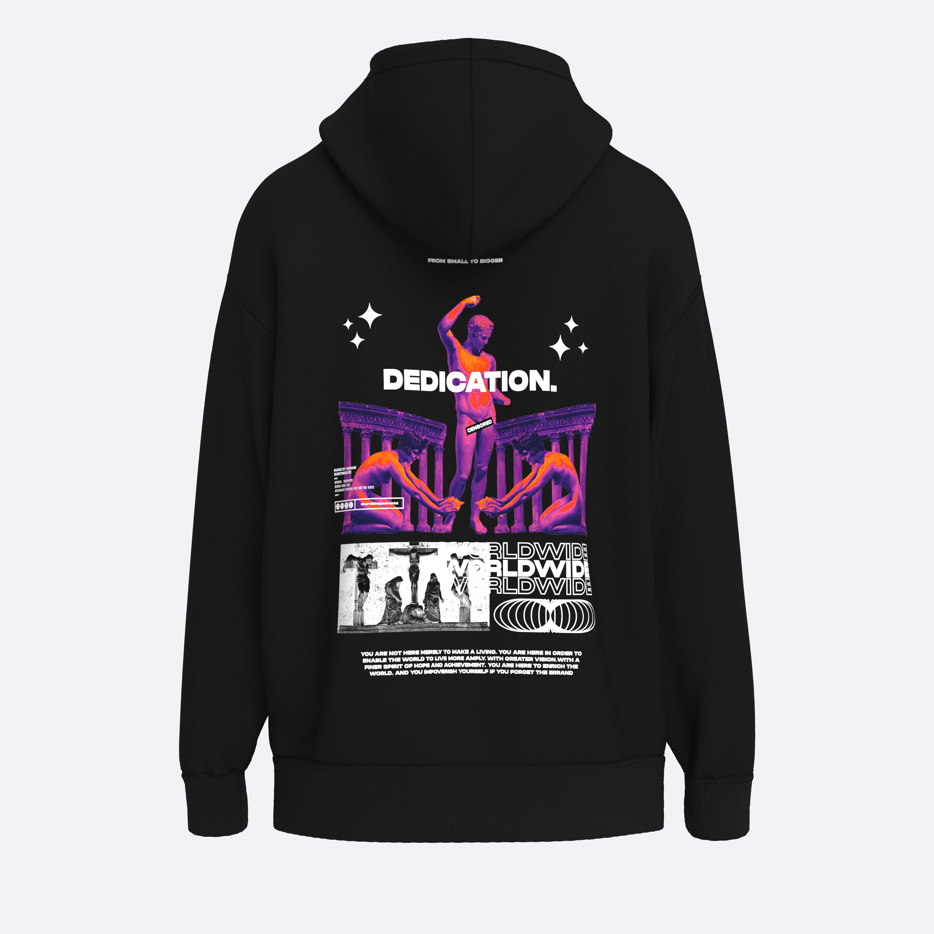 Shout Oversize Dedication Unisex Hoodie