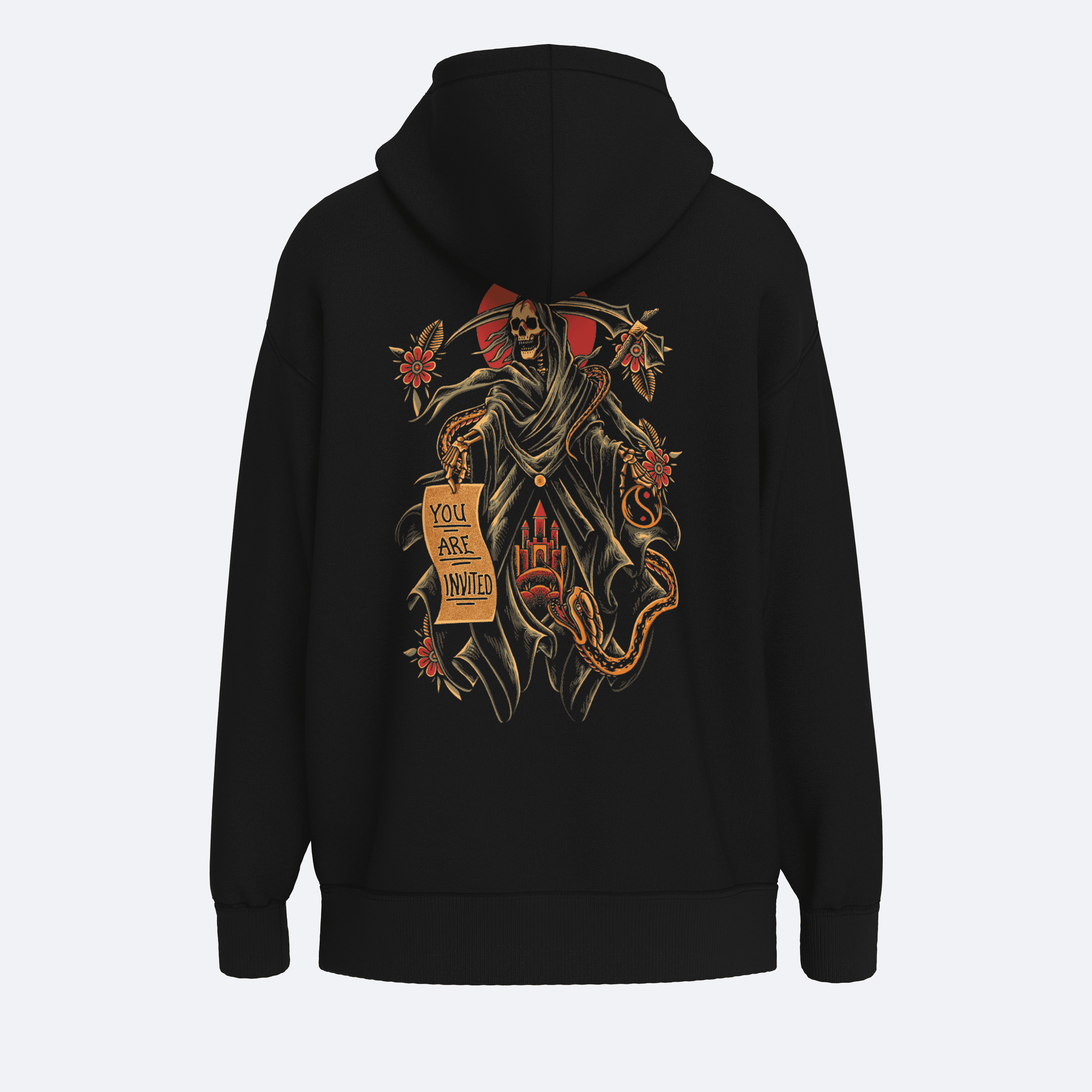Shout You Are Invited! Oldschool Oversize Unisex Hoodie
