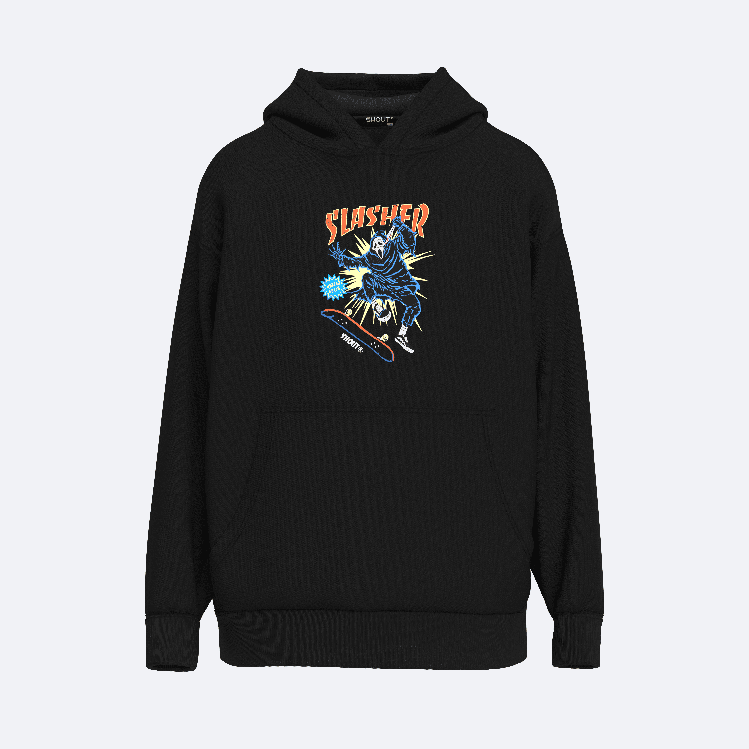 Shout Oversize Slasher Unisex Hoodie