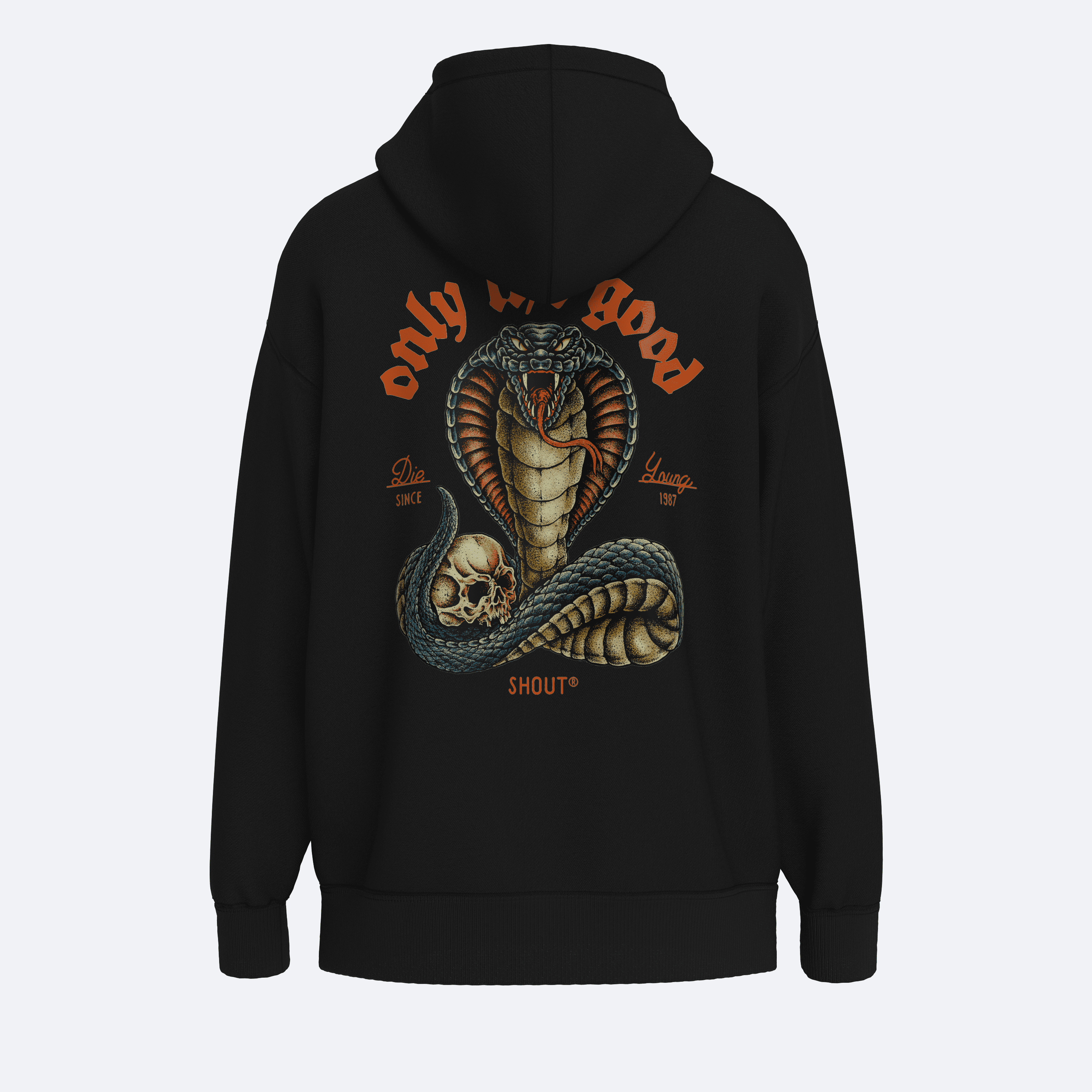 Shout Only the Good Cobra Oversize Unisex Hoodie