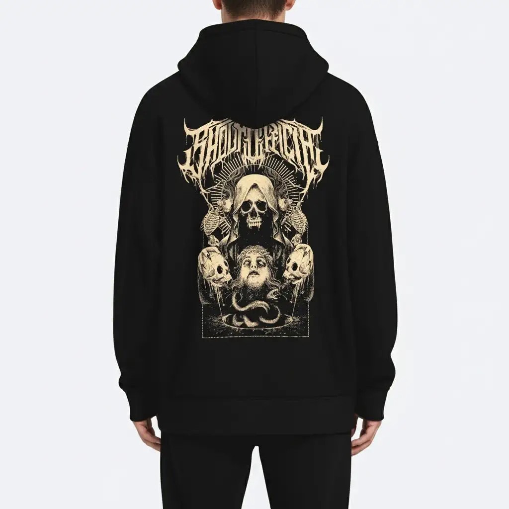 Shout Oversize Dark Ritual Unisex Hoodie