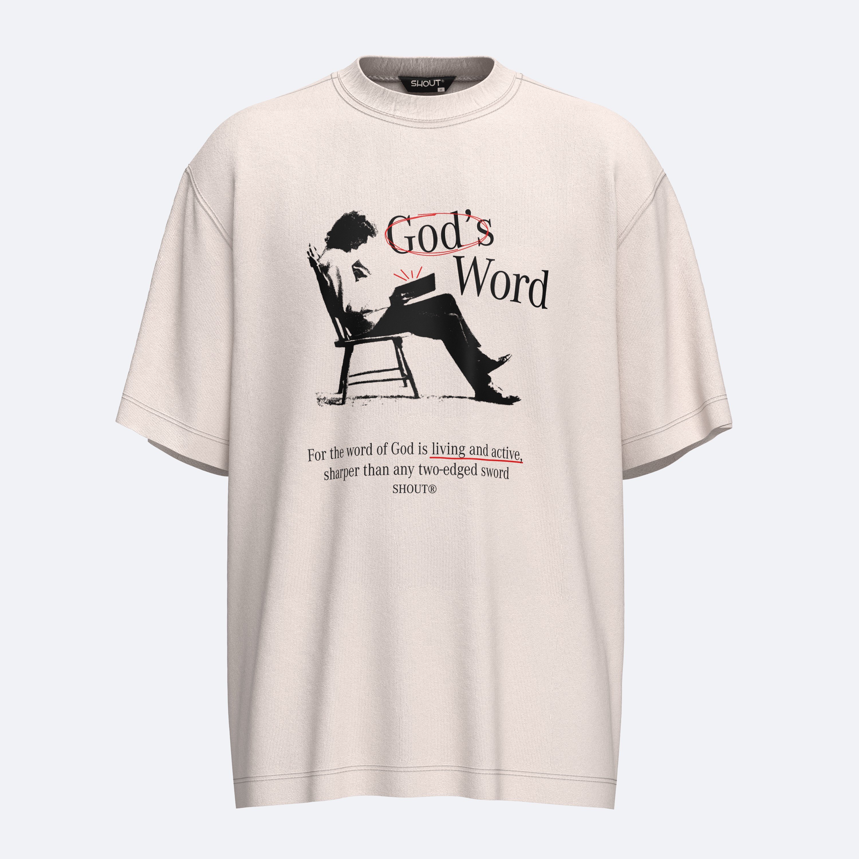 Shout Oversize God’s Word Unisex T-Shirt