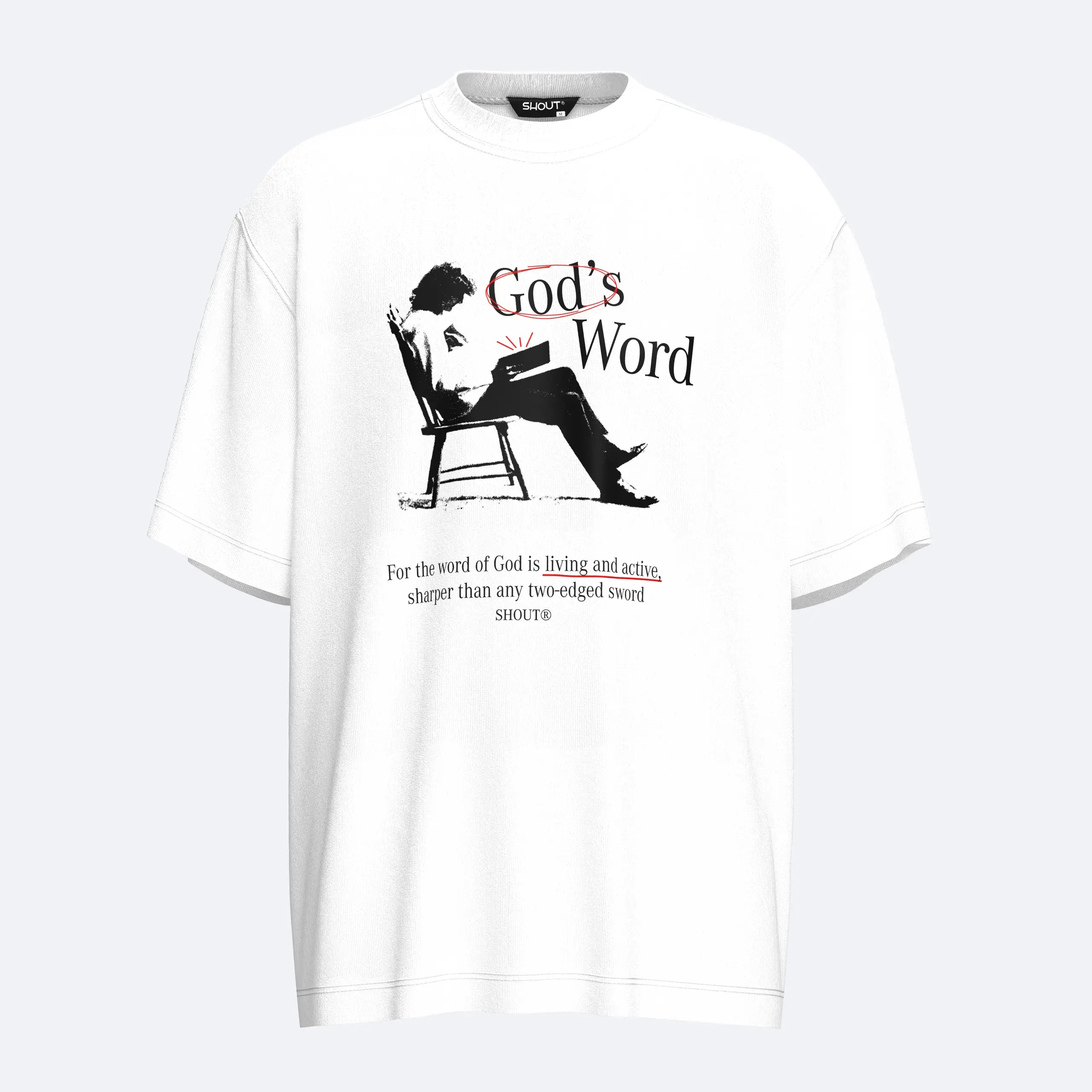 Shout Oversize God’s Word Unisex T-Shirt