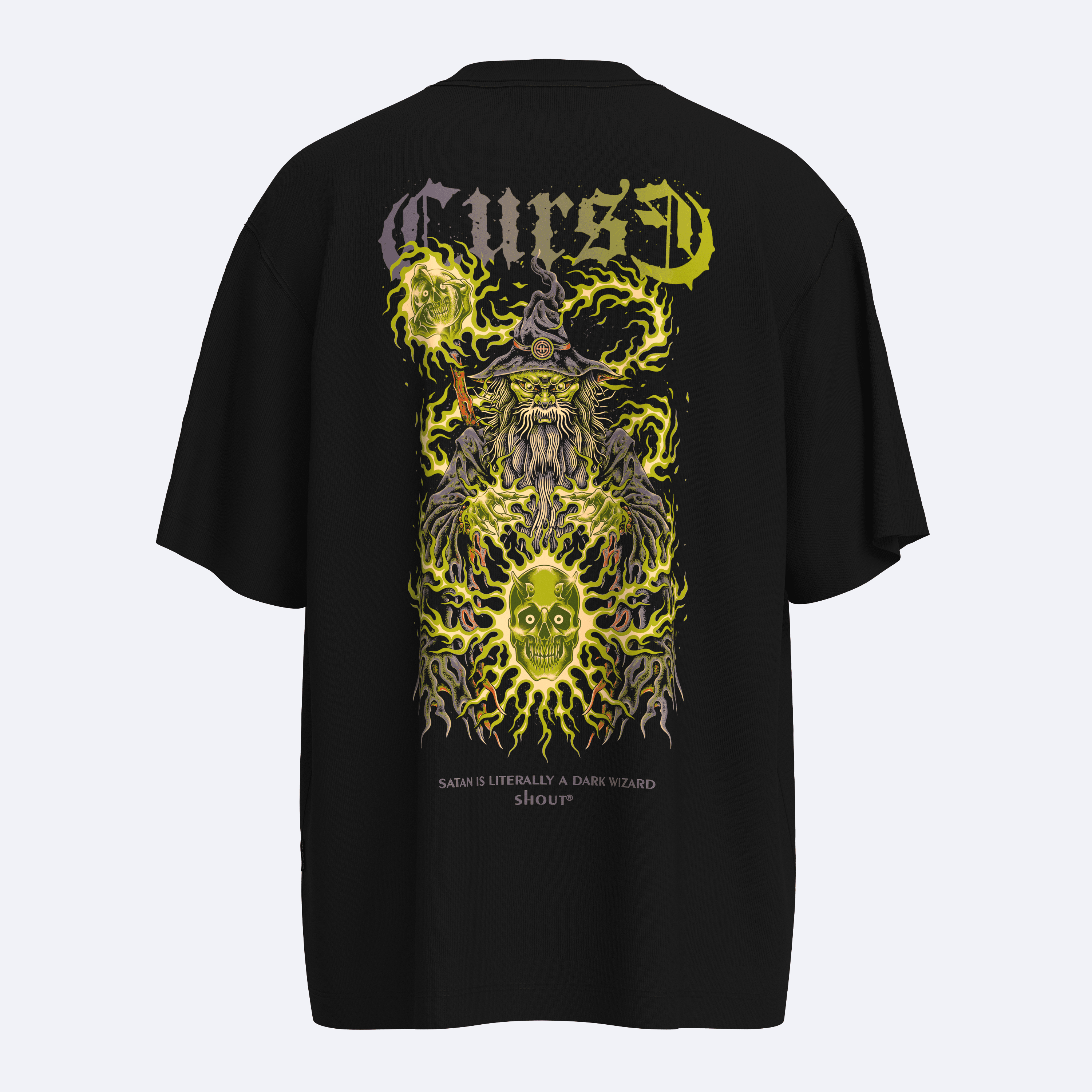Oversize Shout The Curse Unisex T-Shirt