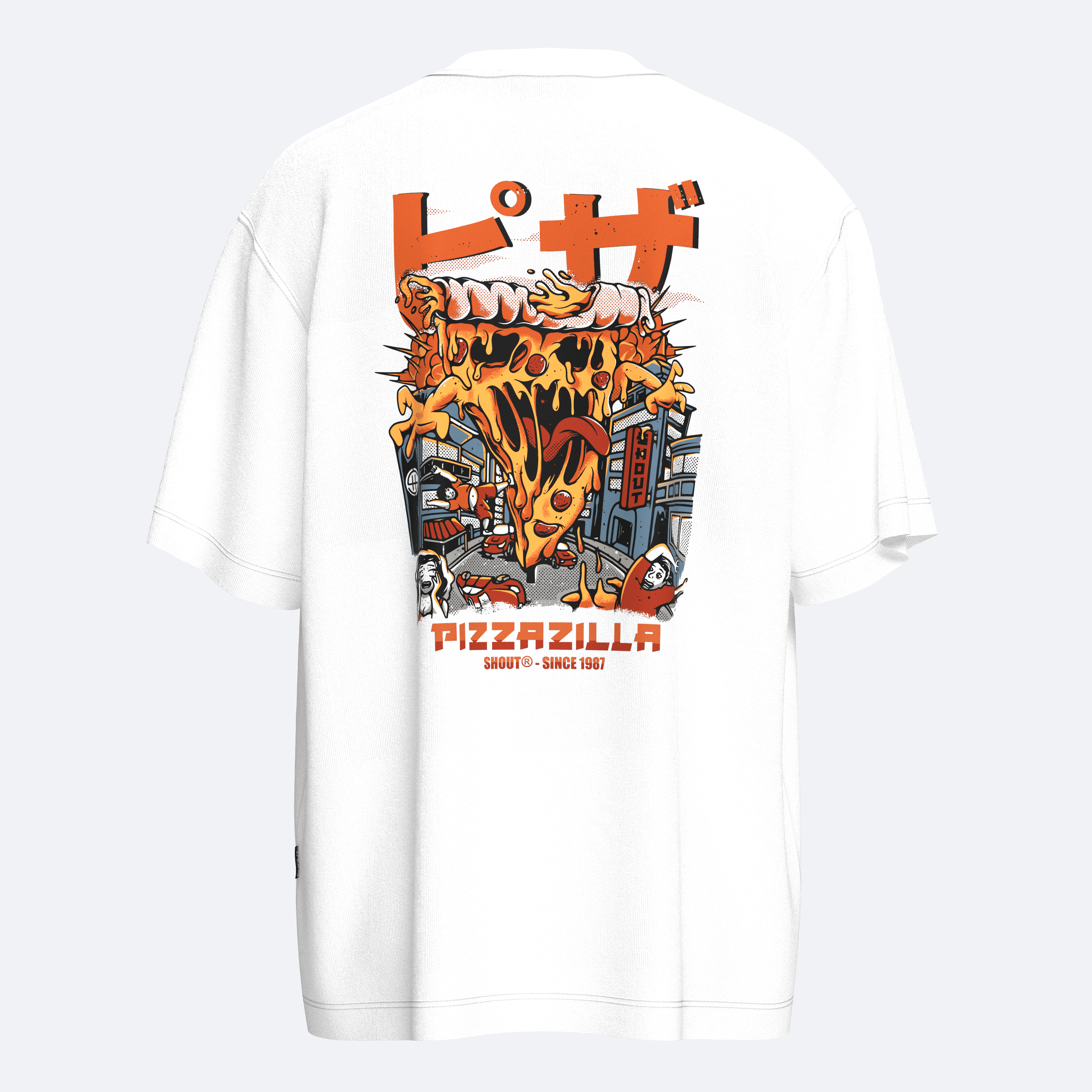 Oversize Shout Limited Edition Pizzazilla Unisex T-Shirt