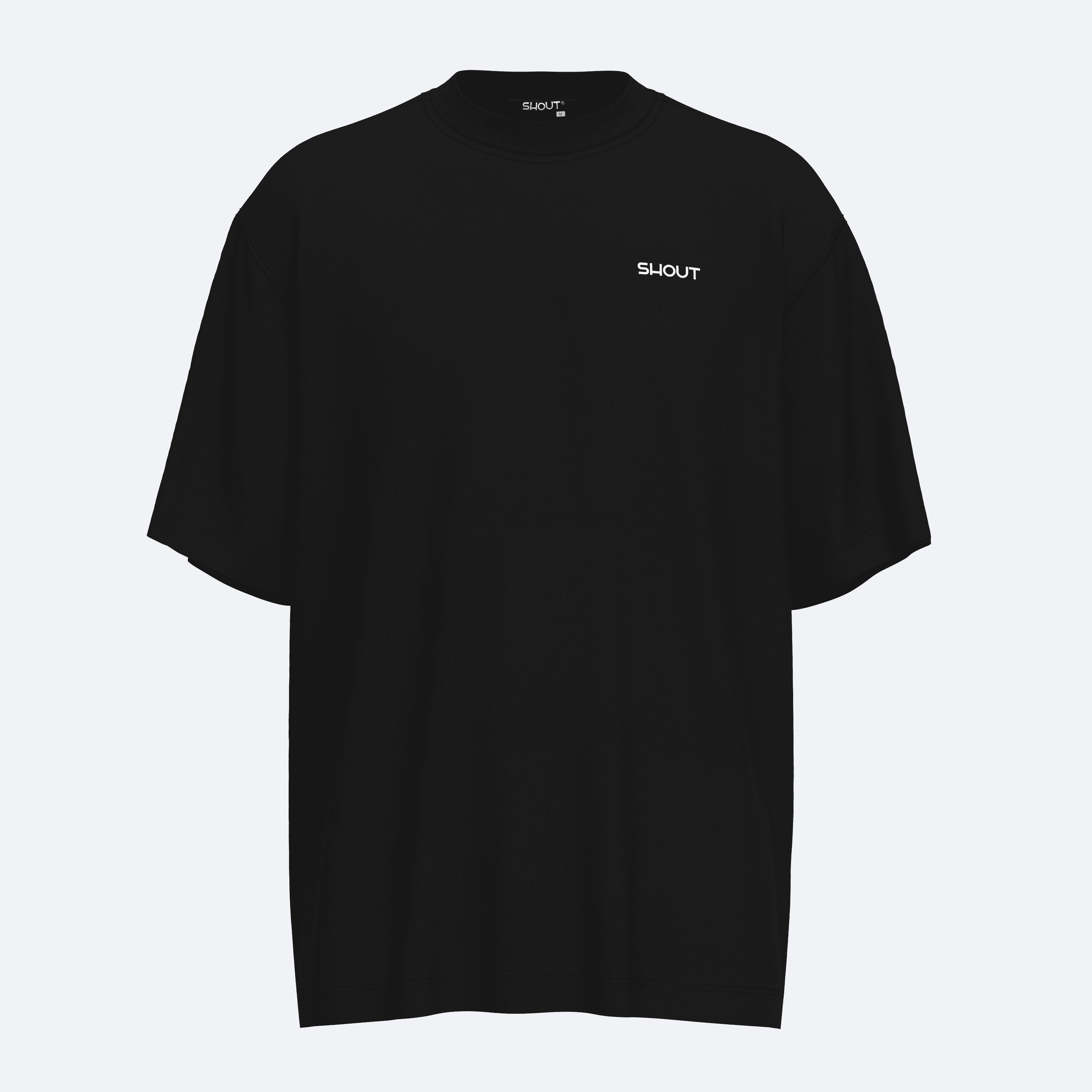 Shout Oversize Samurai Silhouette Unisex T-Shirt