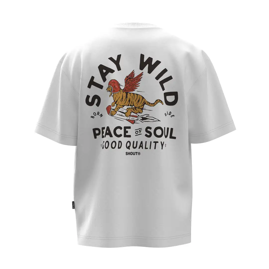 Stay Wild Oversize Tişört SHOUT streetwear ürün görseli