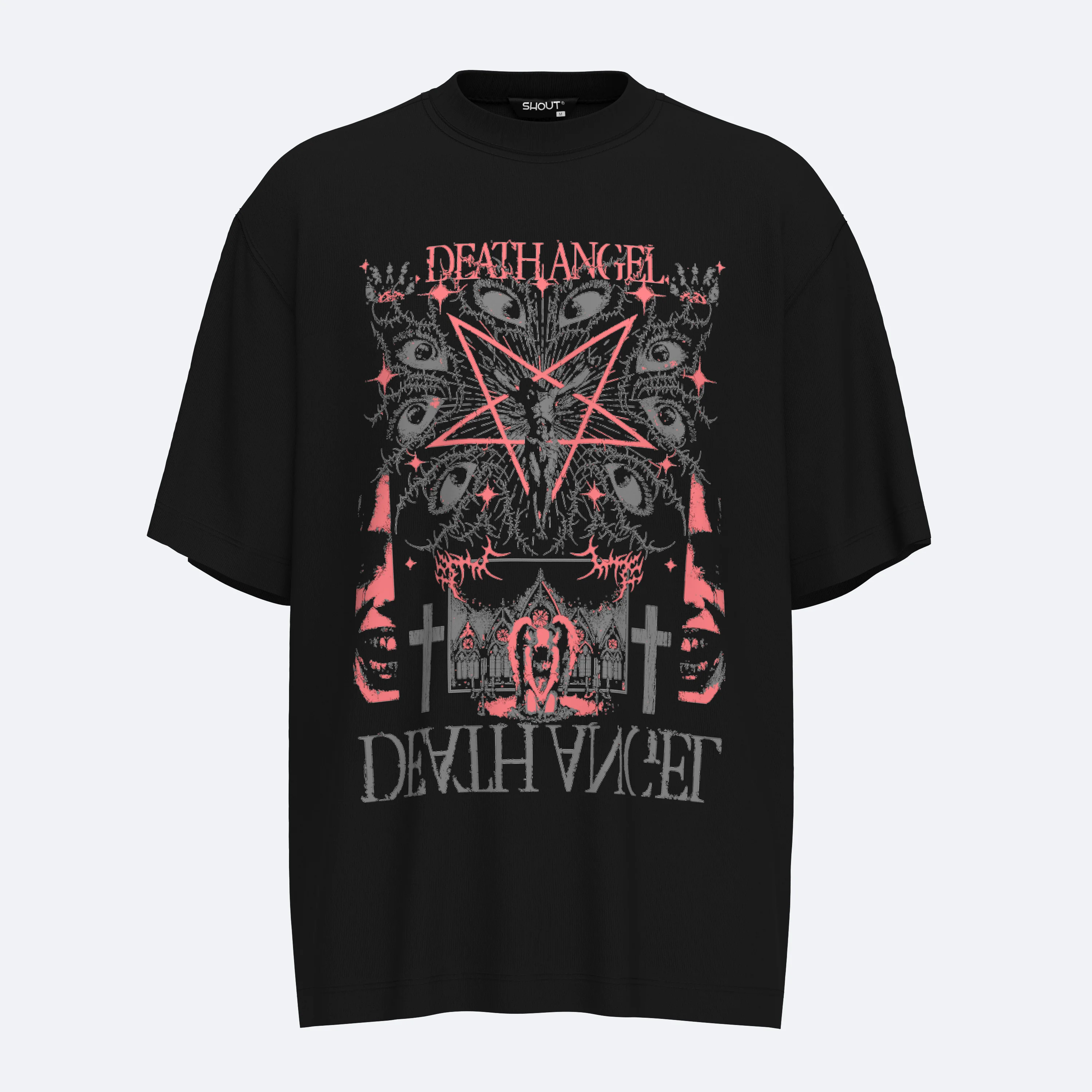 Shout Death Angel Unisex Oversize Tişört