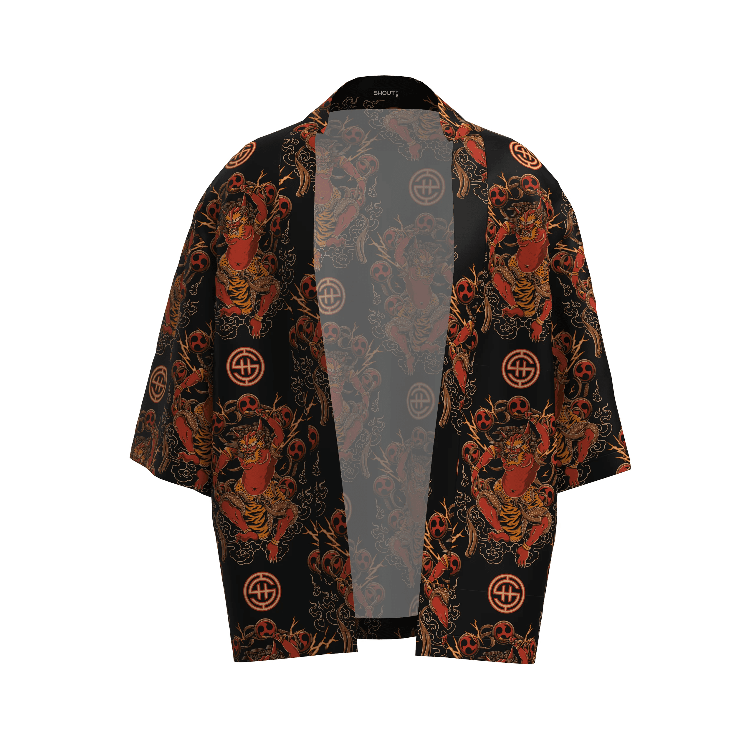 Shout Oversize Raijin Thunder God Unisex Kimono