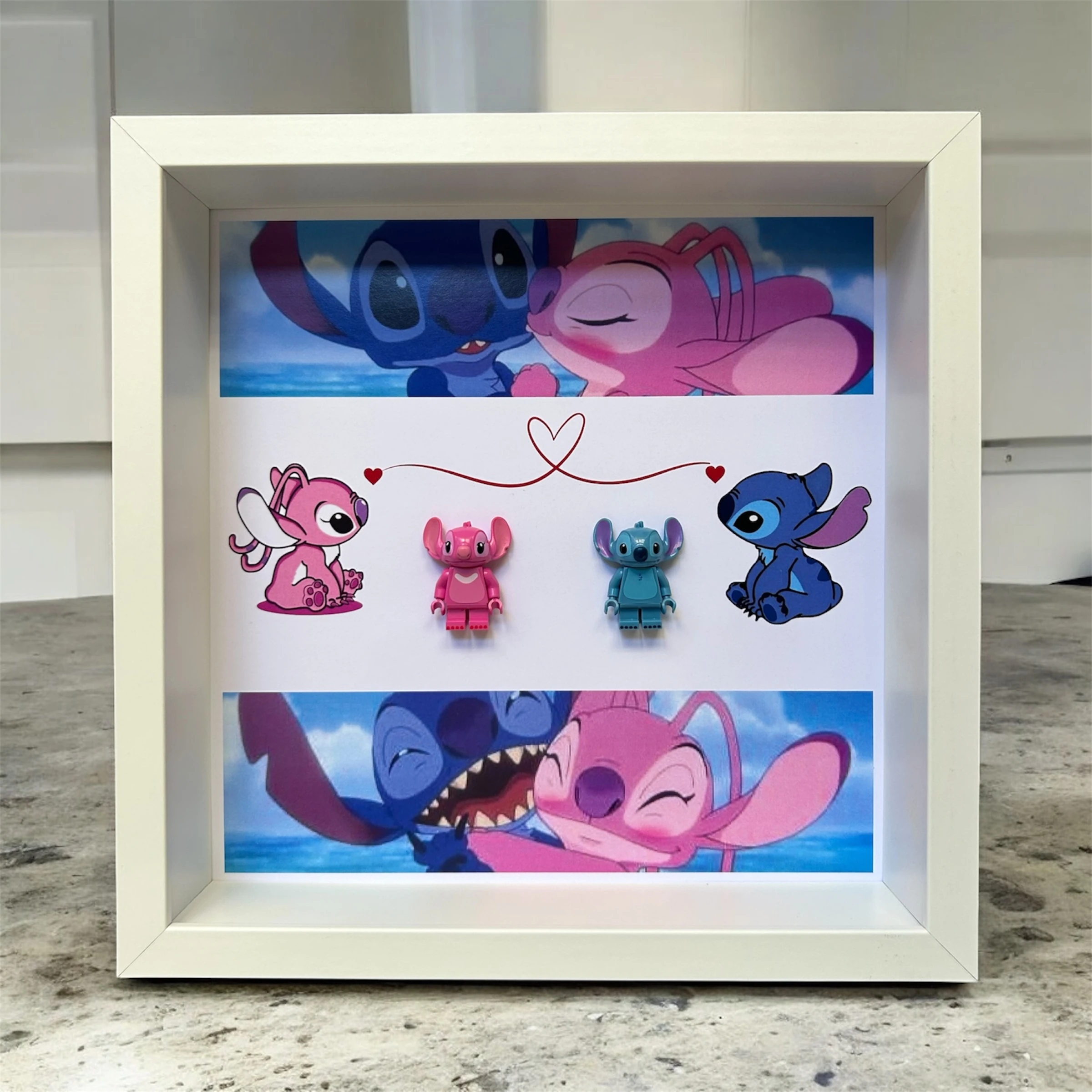 25*25 - Stitch & Angel Tablo