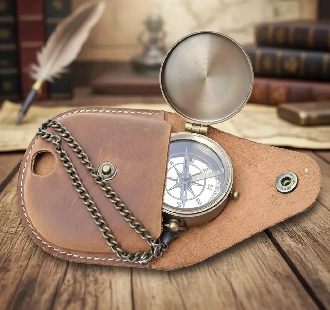 Deri Kılıflı Pusula North