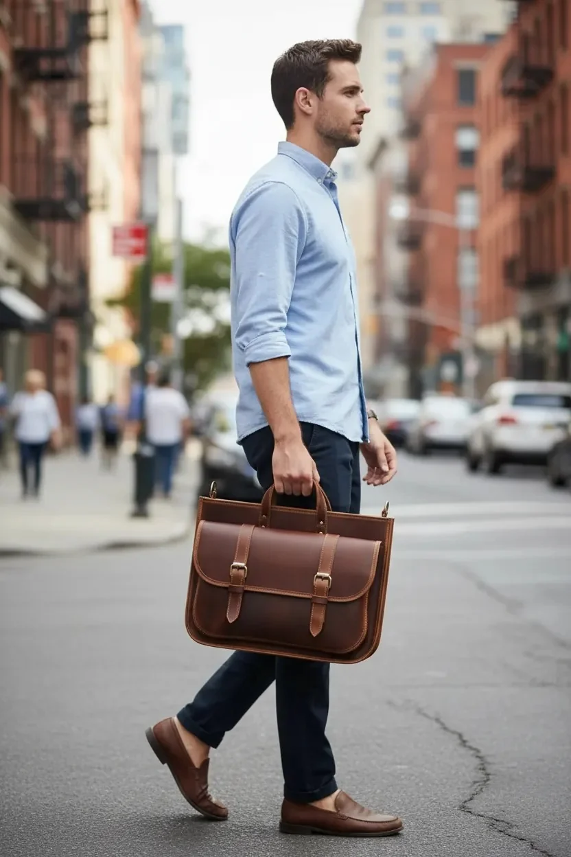 Deri Çanta ClassicBrief