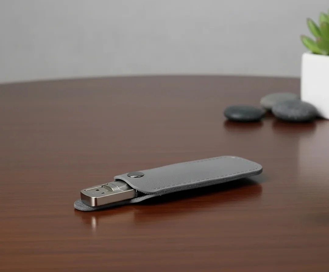 Usb-E İmzalar İçin Deri Kılıf