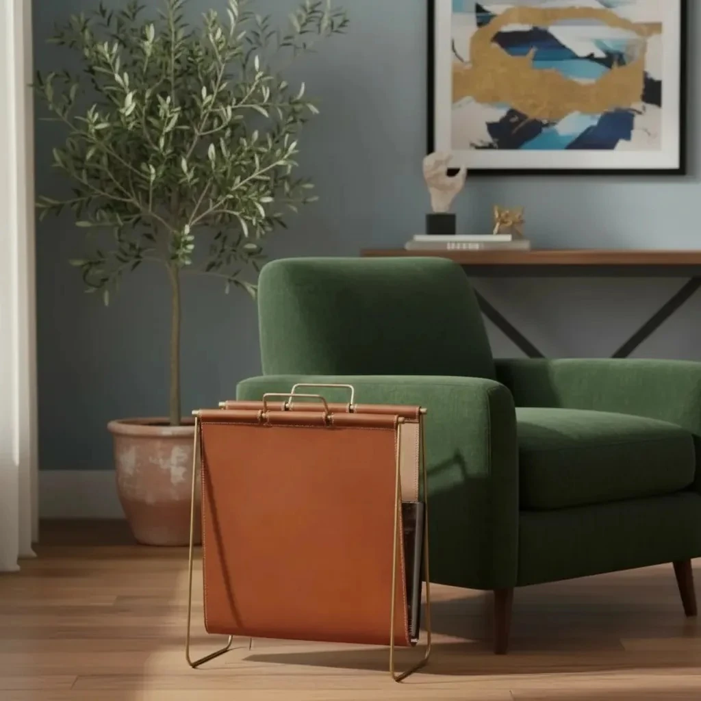 Deri Dergilik Premium SideNest