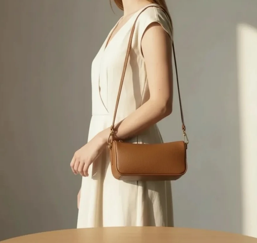 Deri Çanta Baguette