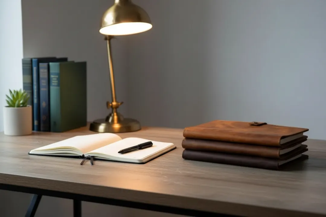 Ajanda Deri Kılıf Moss