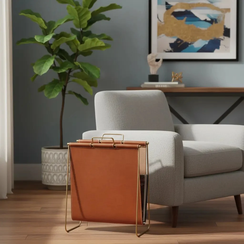 Deri Dergilik Premium SideNest