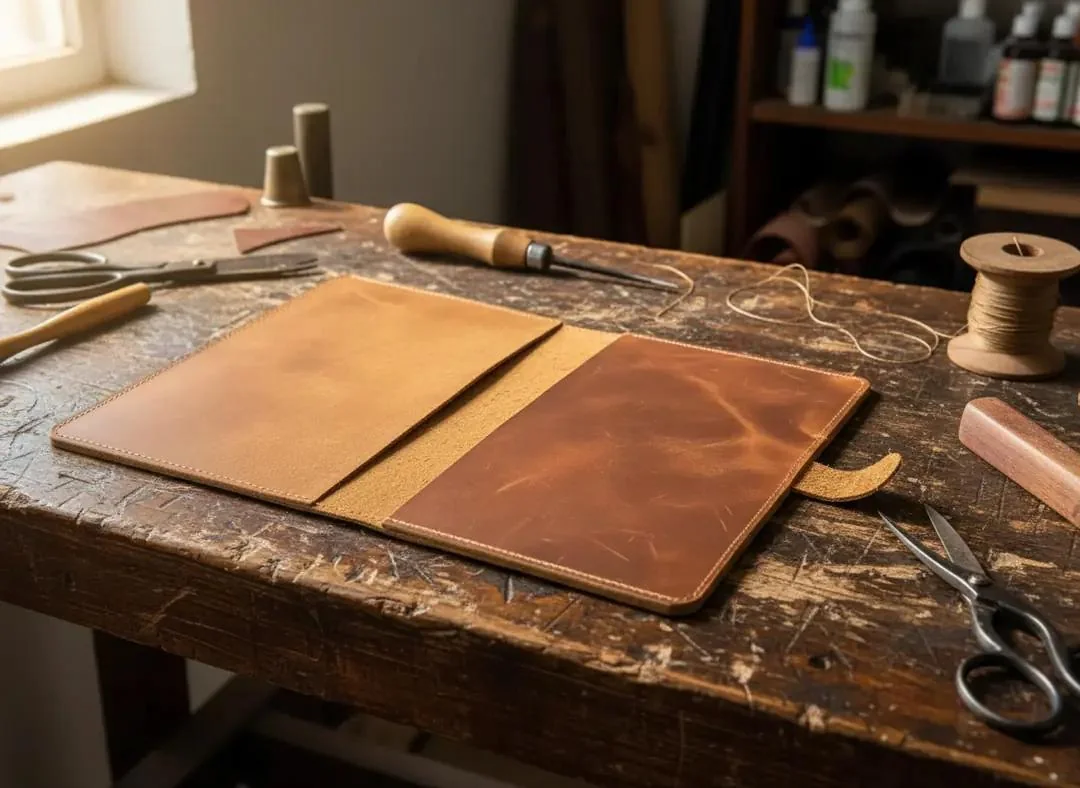 Ajanda Deri Kılıf Moss