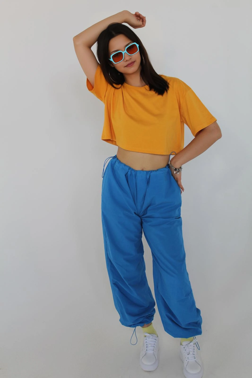 Pamuklu Crop T-shirt