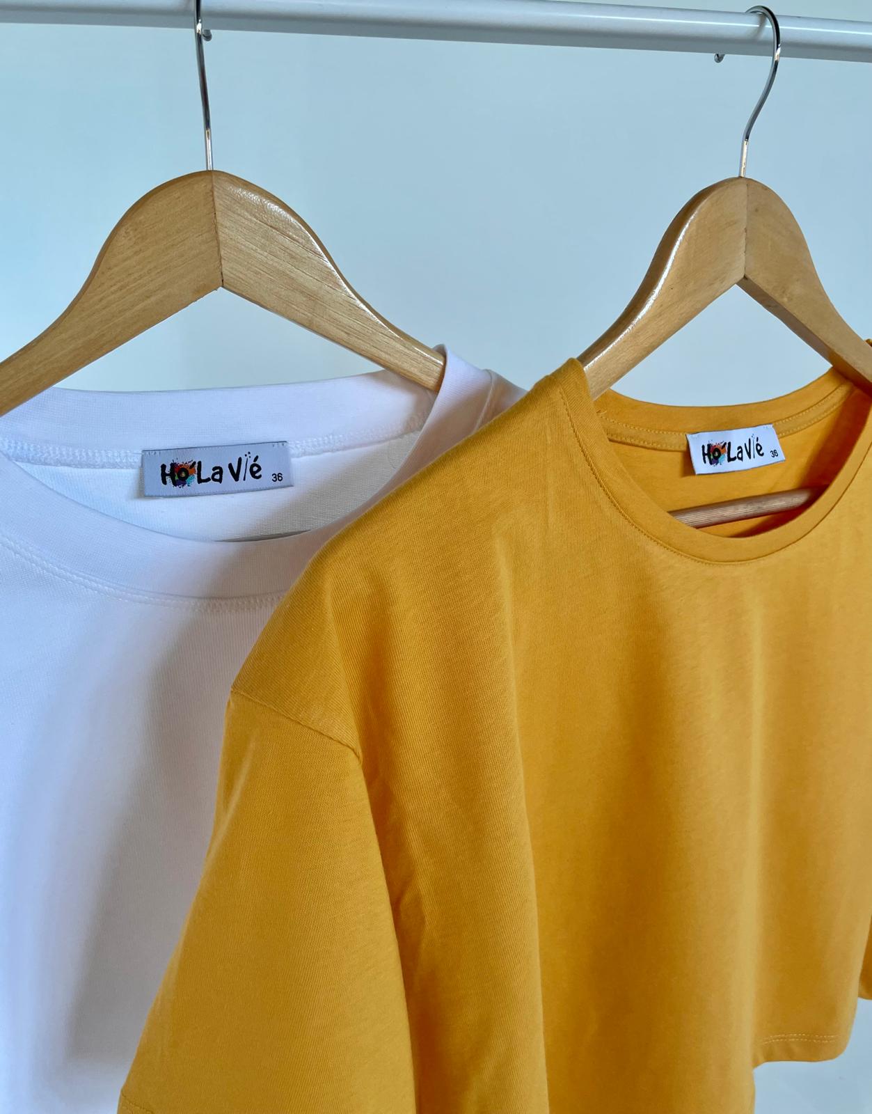 Pamuklu Crop T-shirt