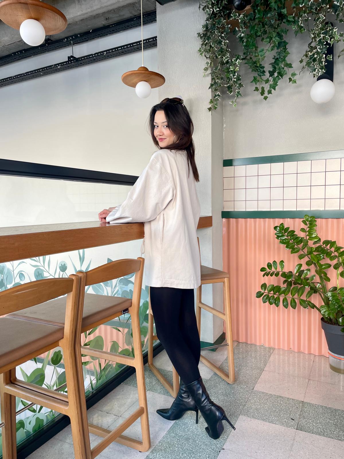 Bağlamalı Oversize Kimono 