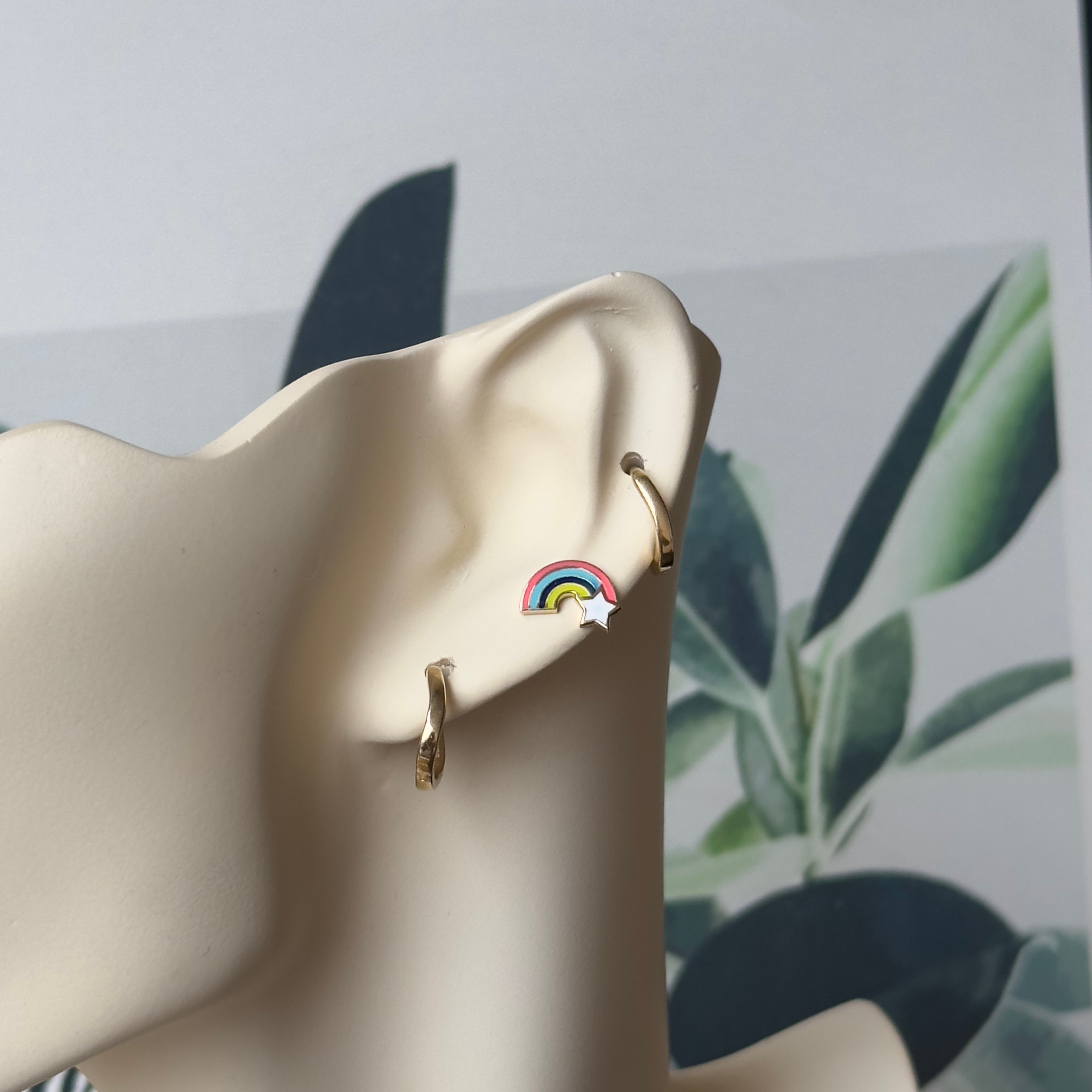 14K Gold Rainbow