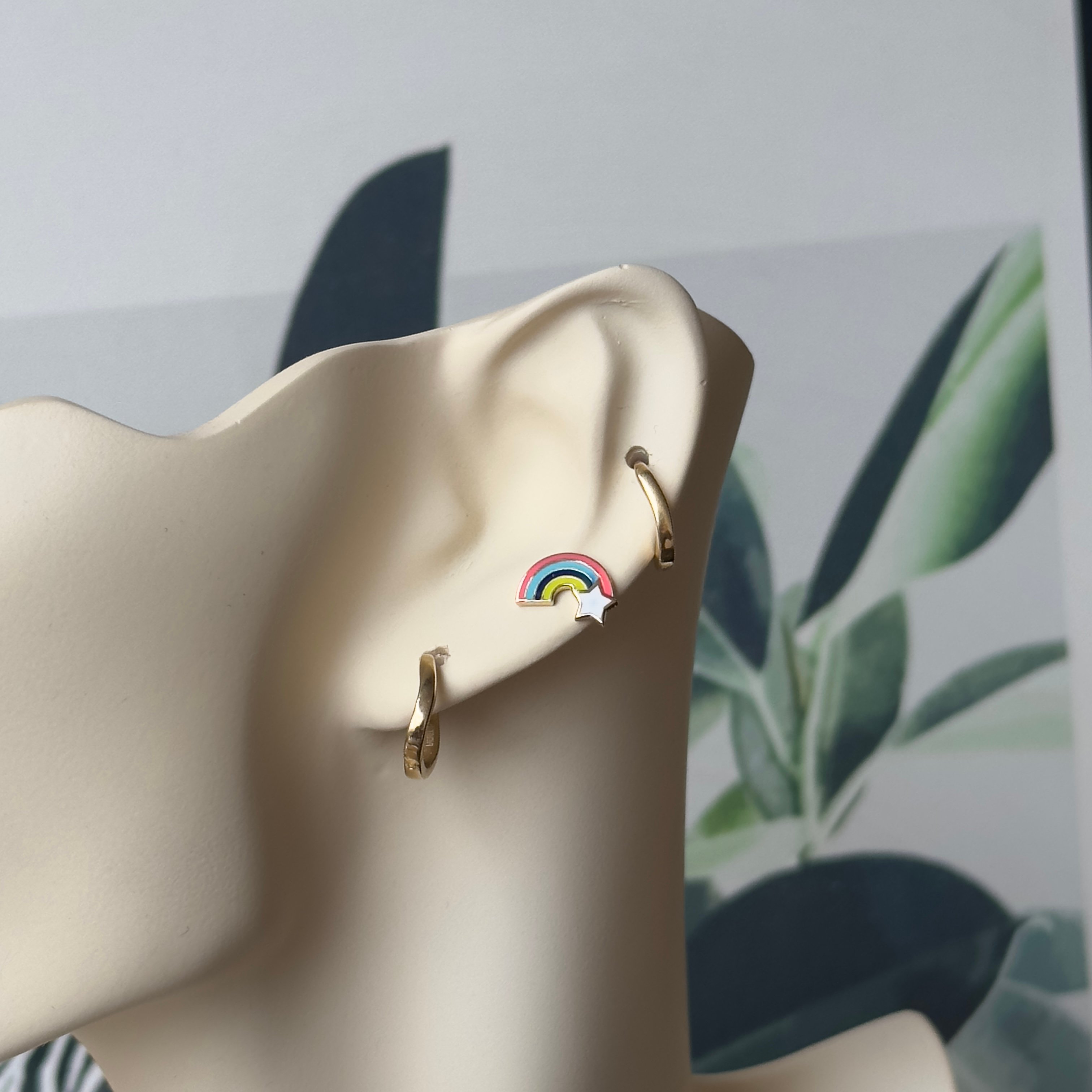 14K Gold Rainbow