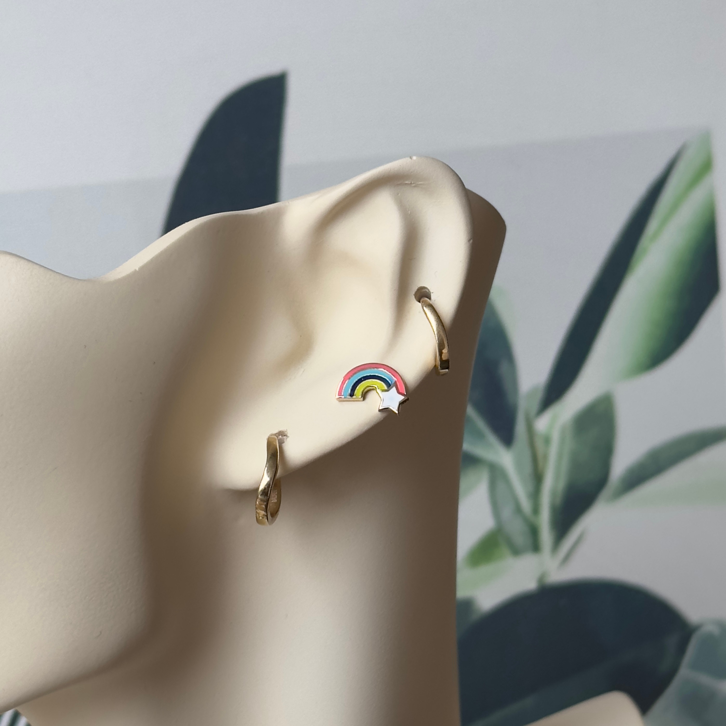 14K Gold Rainbow