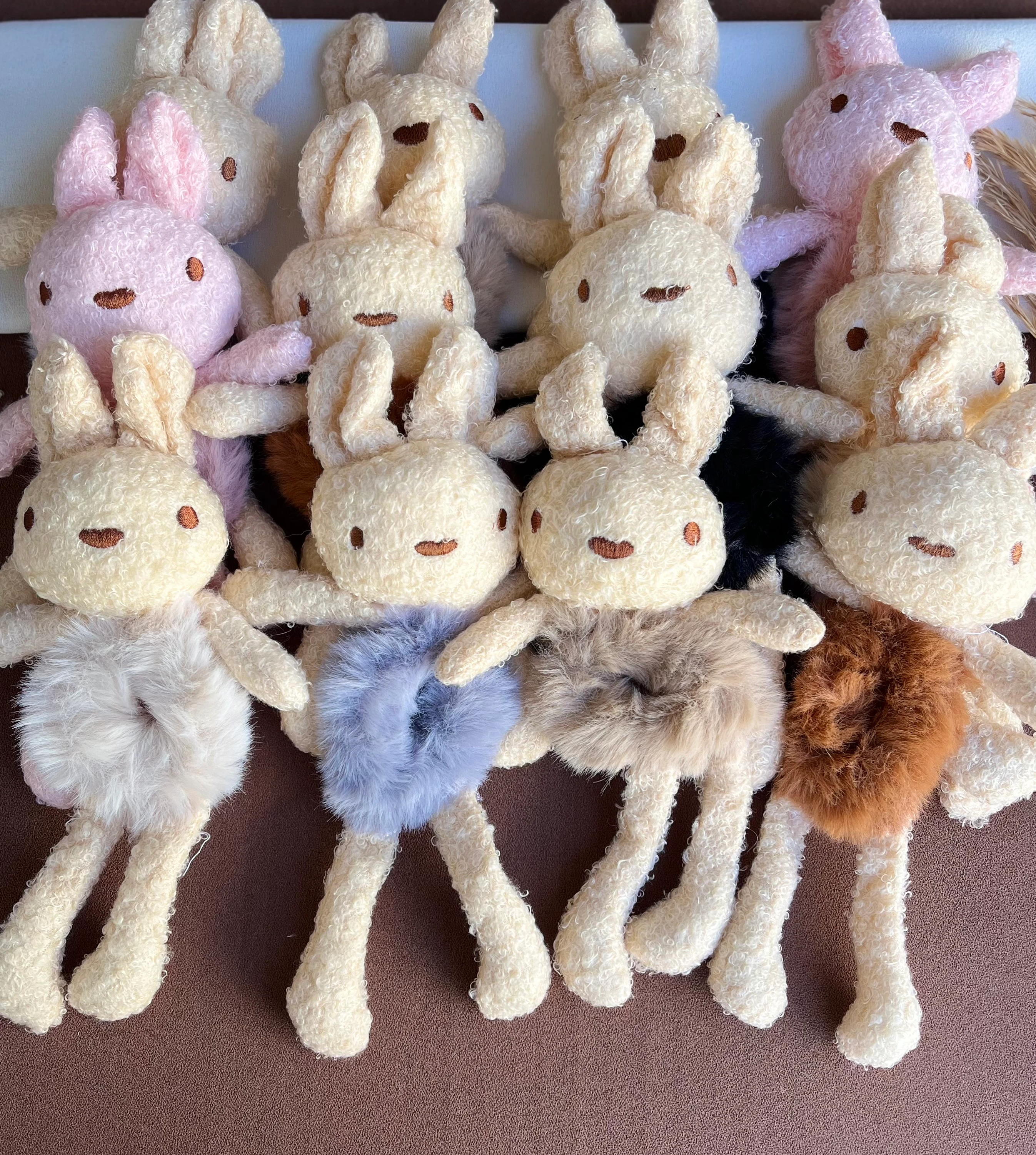 A7744 Tüylü Peluş Toka(12 adet)