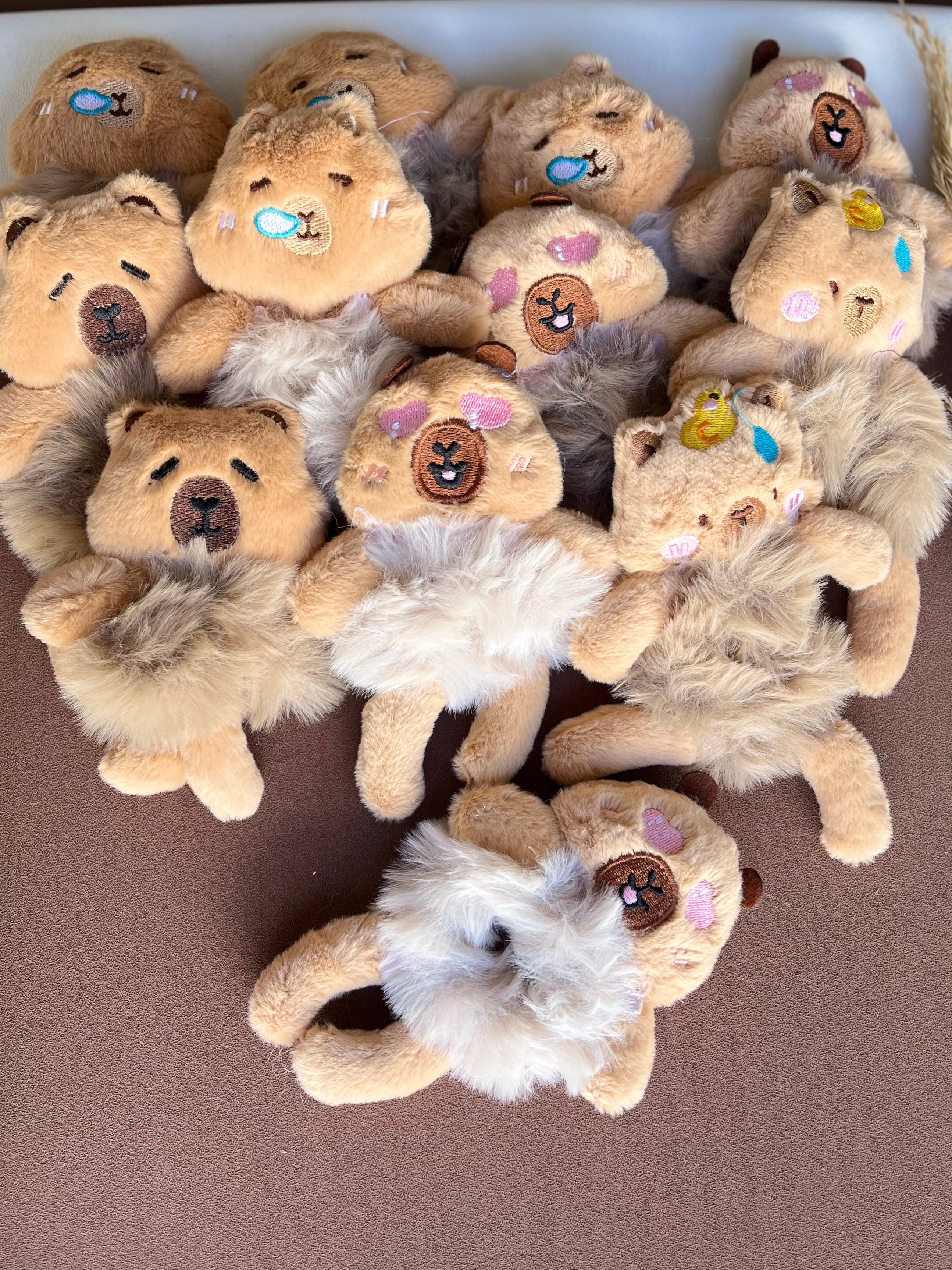 A7726 Tüylü Peluş Toka (12 adet)