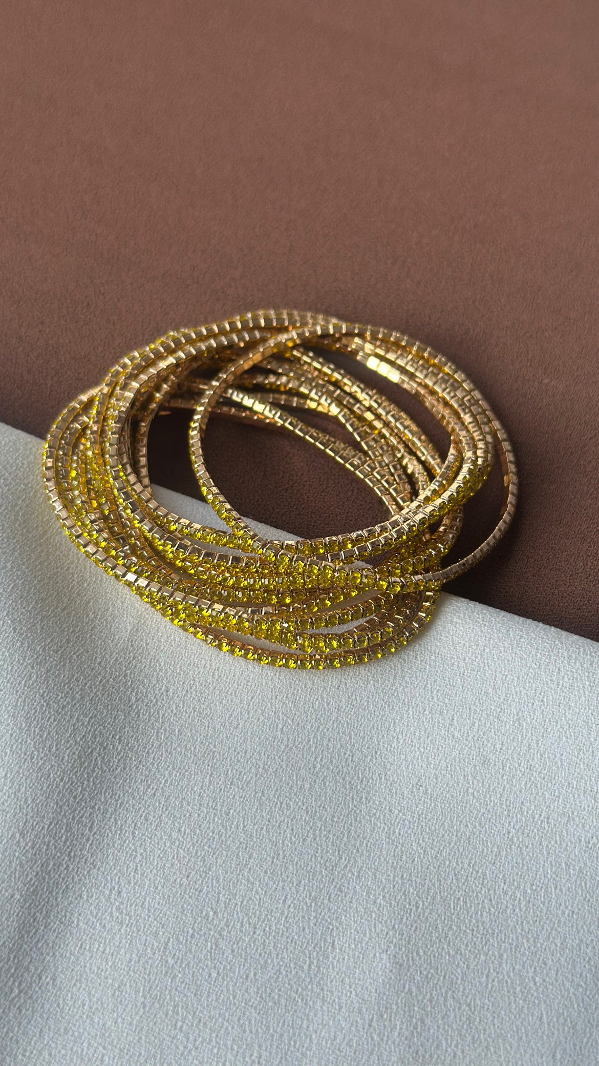 A4576  Zirkon Taşlı Lastikli Bileklik (12li)