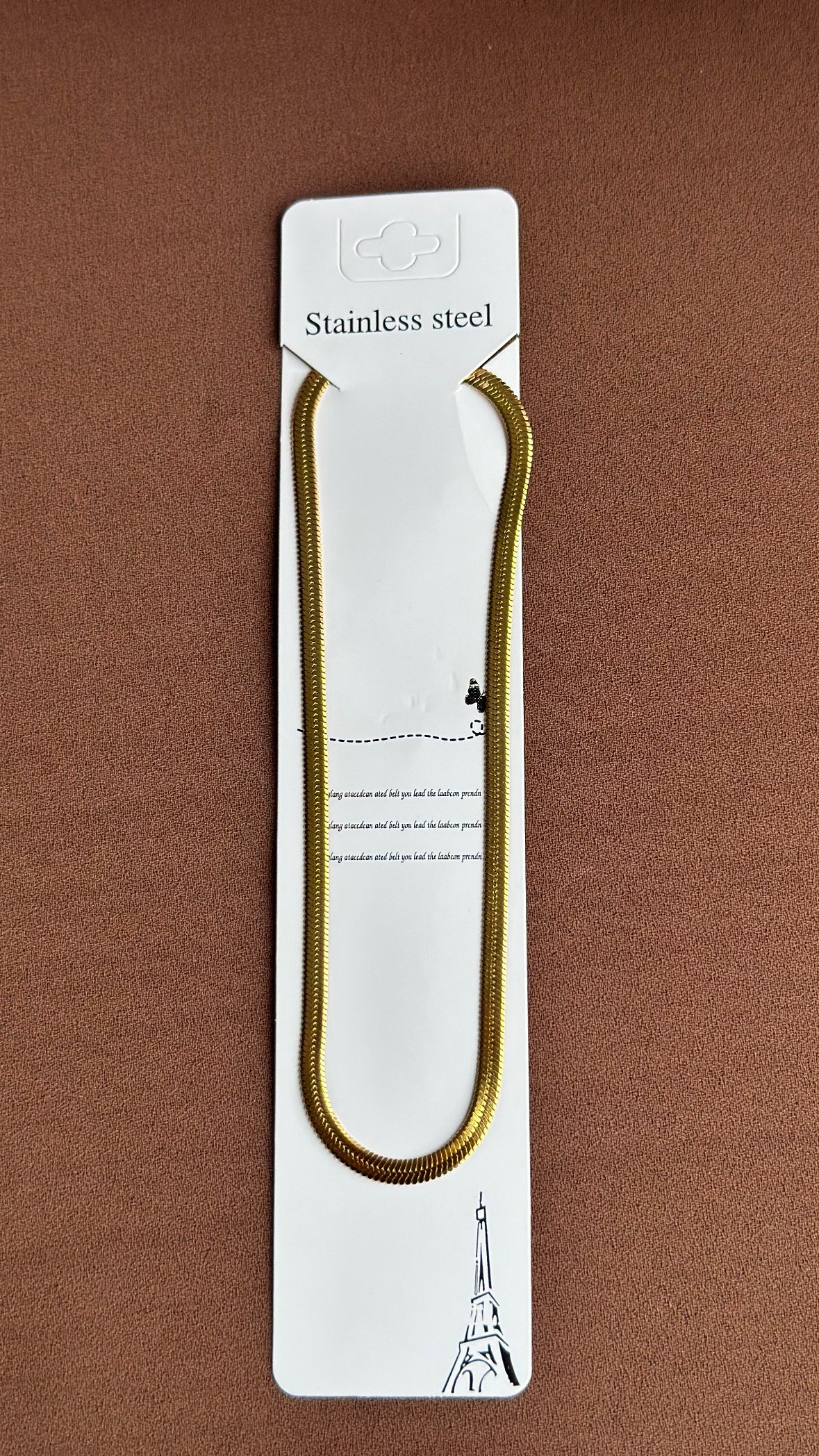 A4545 Çelik Kolye 45cm