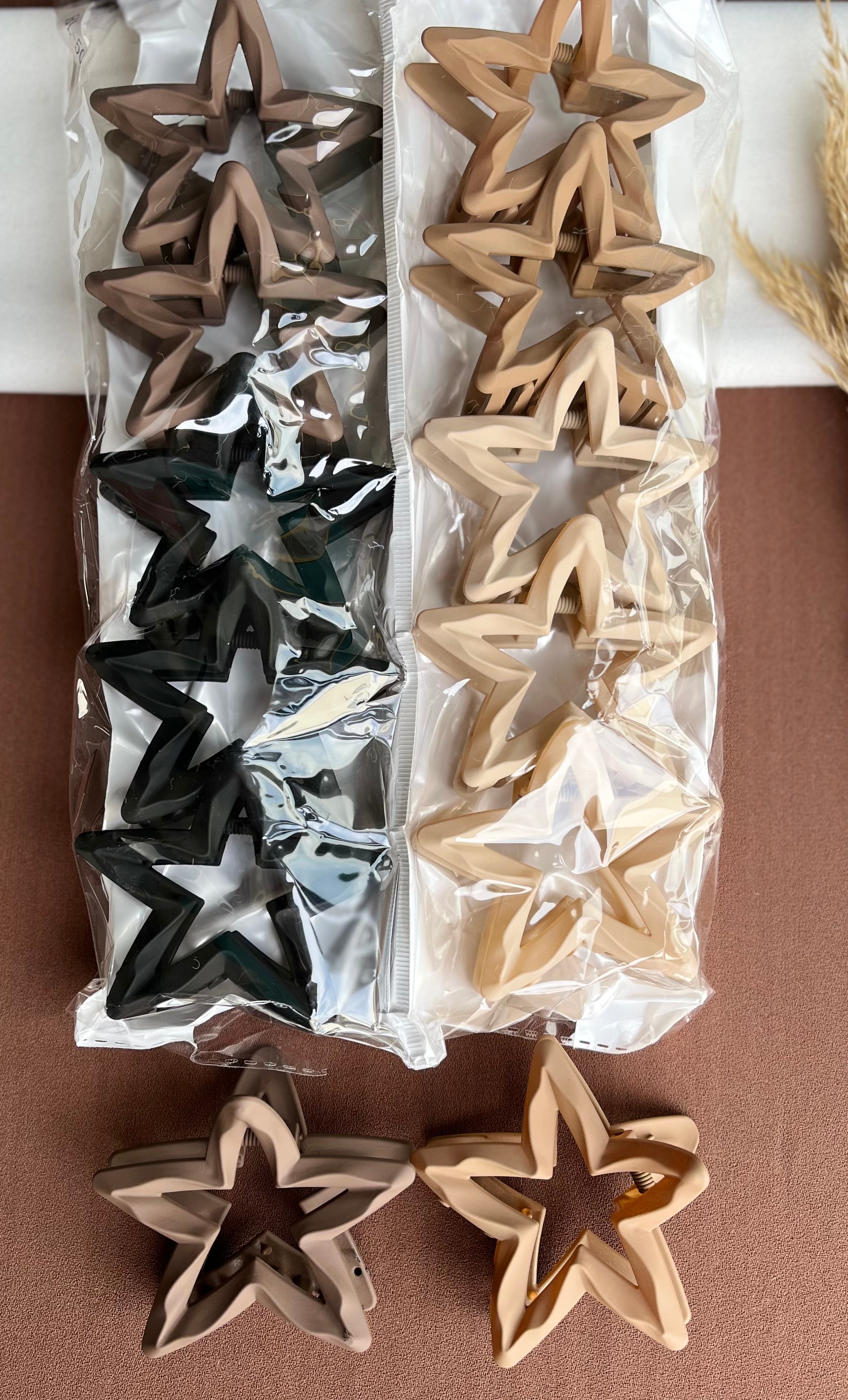 A7736 Yıldızlı Mandal Toka (12’li)