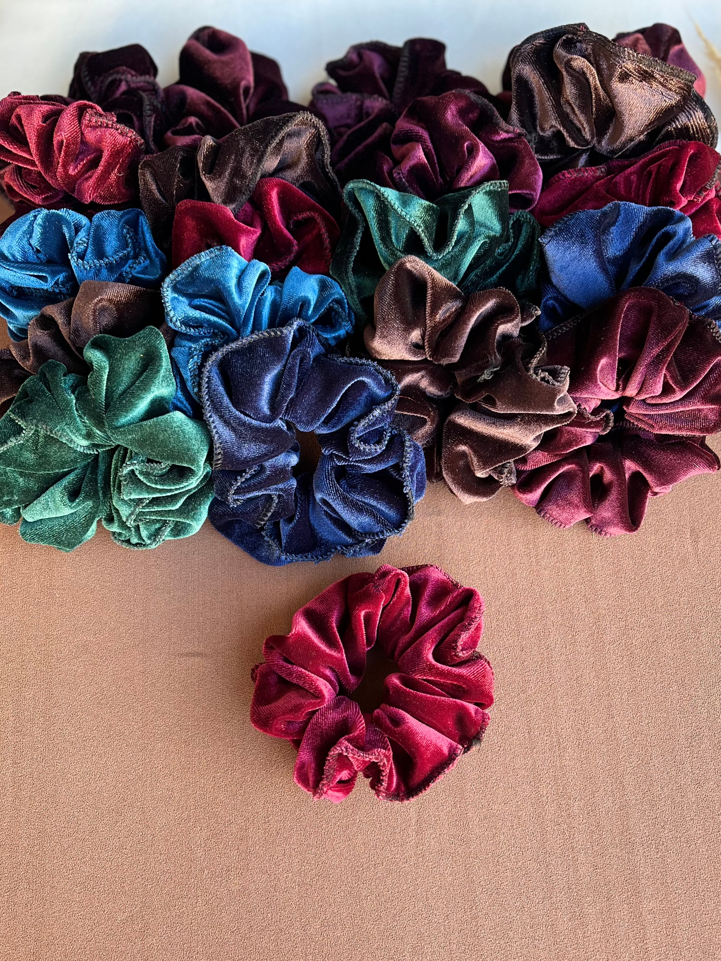 A7729 Renkli Kadife Toka (20’li)