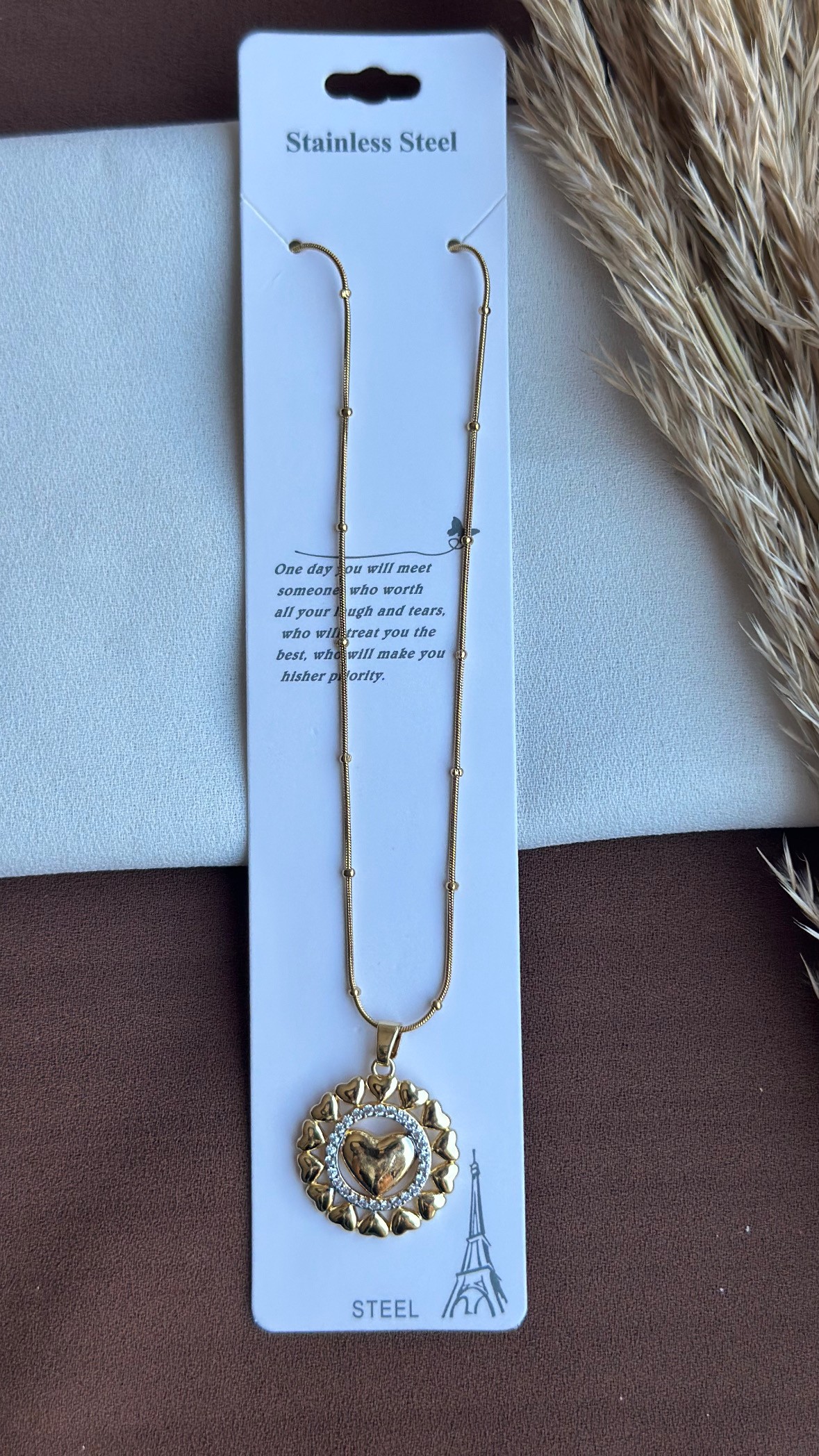 A5064 Çelik Kolye 