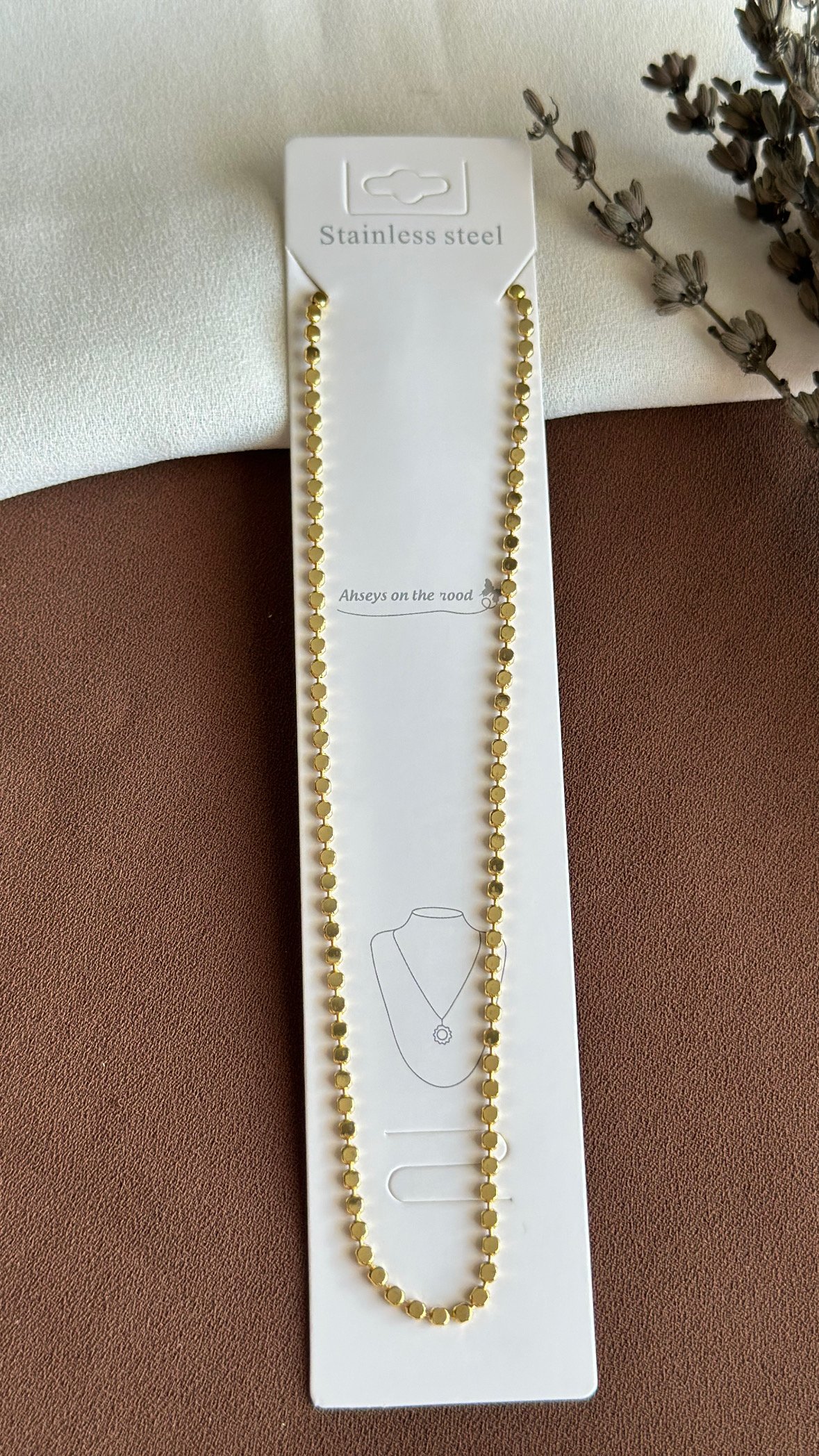 A3648 Çelik Kolye (45 cm)