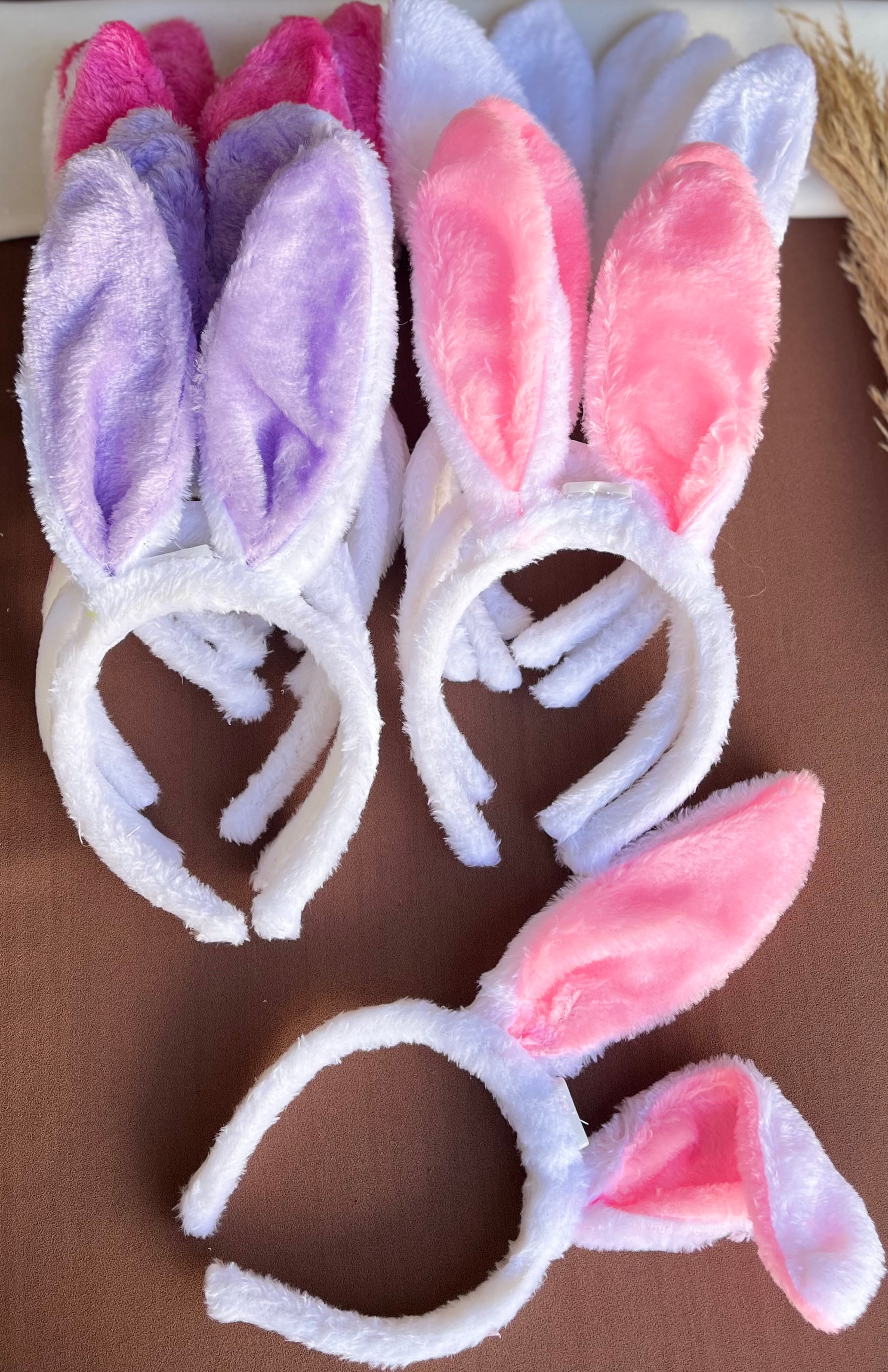 A7725 Işıklı Tavşan Kulaklı Taç (12 adet)