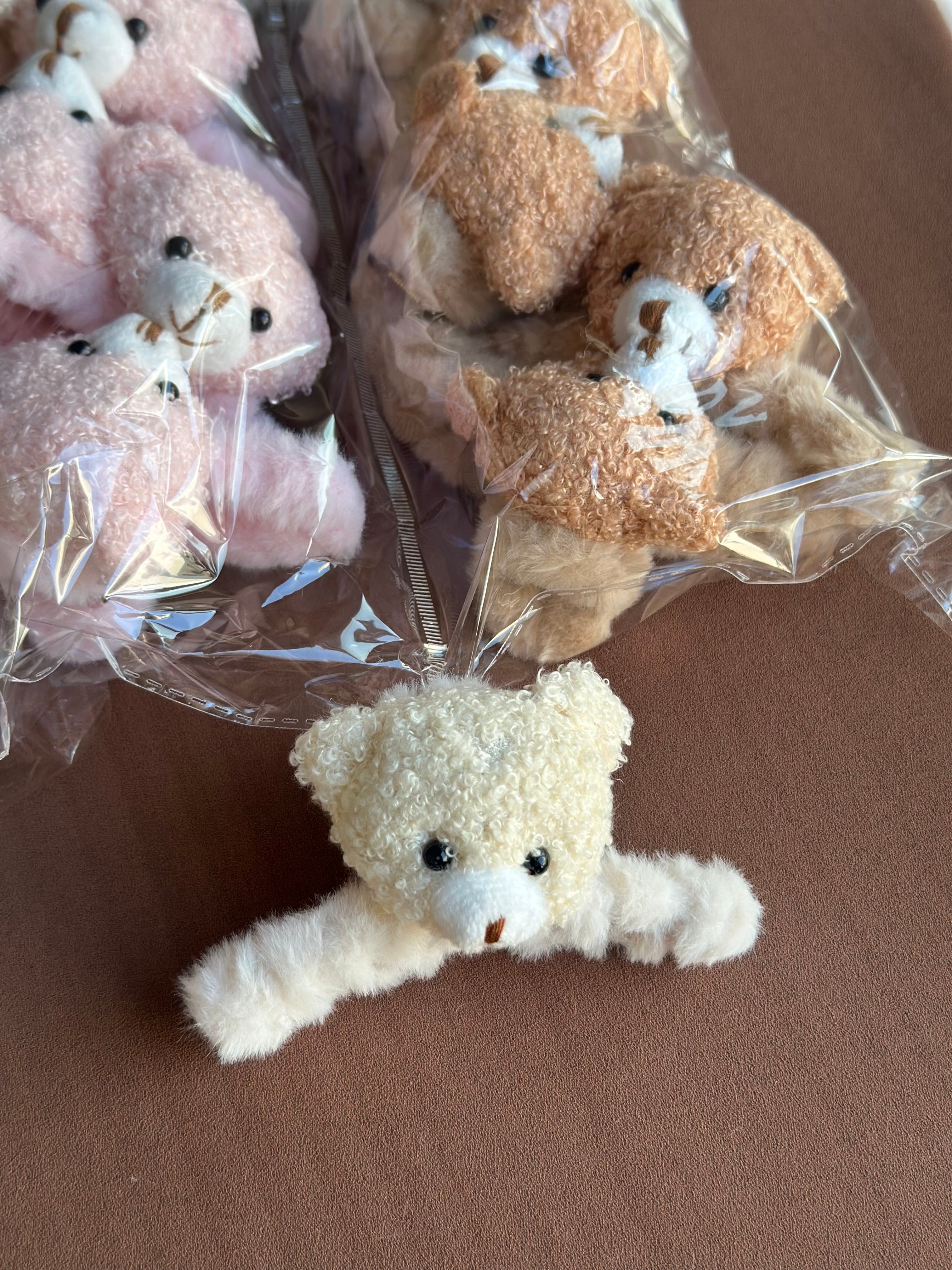 A7701 Peluş Mandal Toka (12 adet)