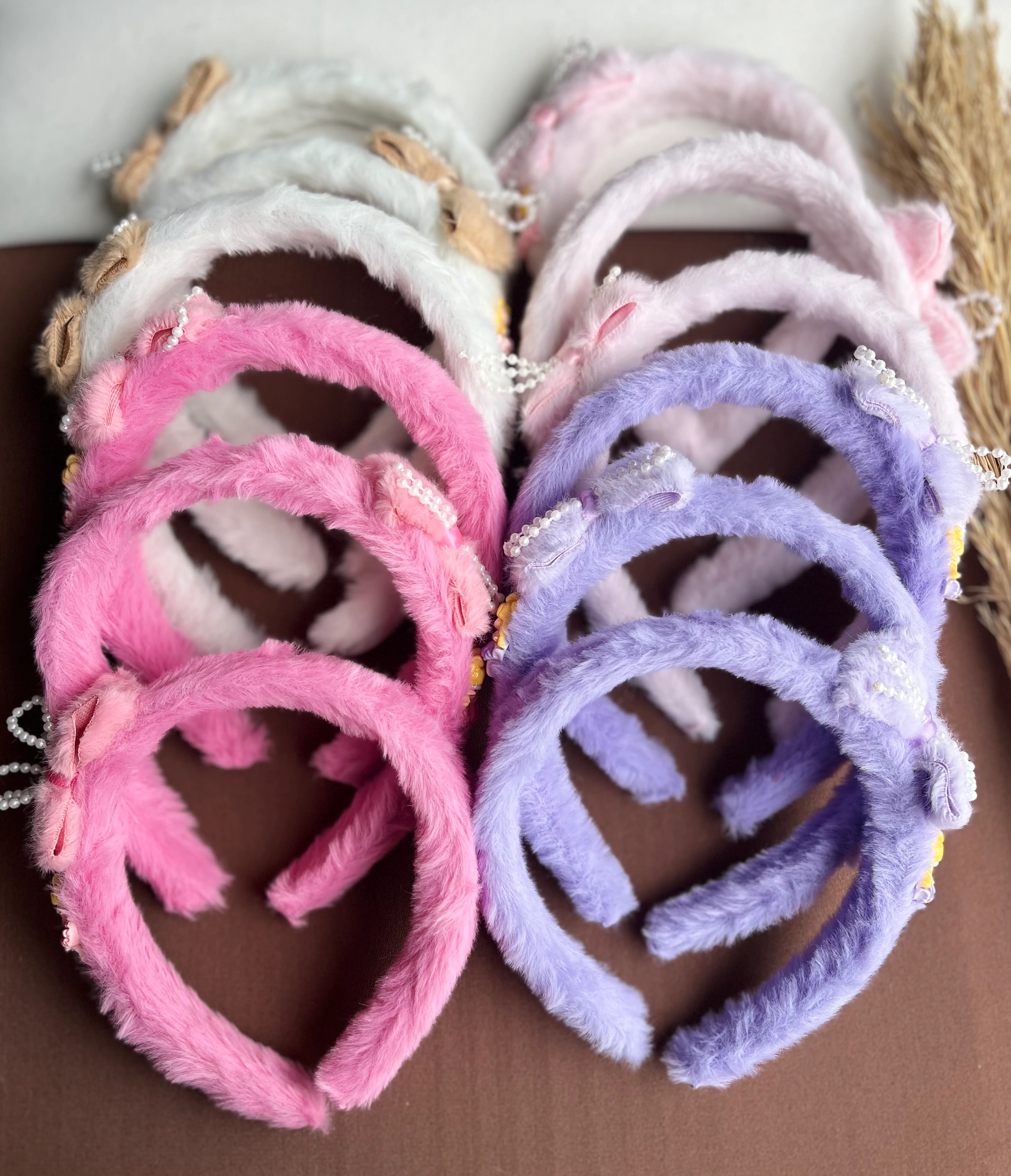 A4847 Tüylü Çocuk Taç