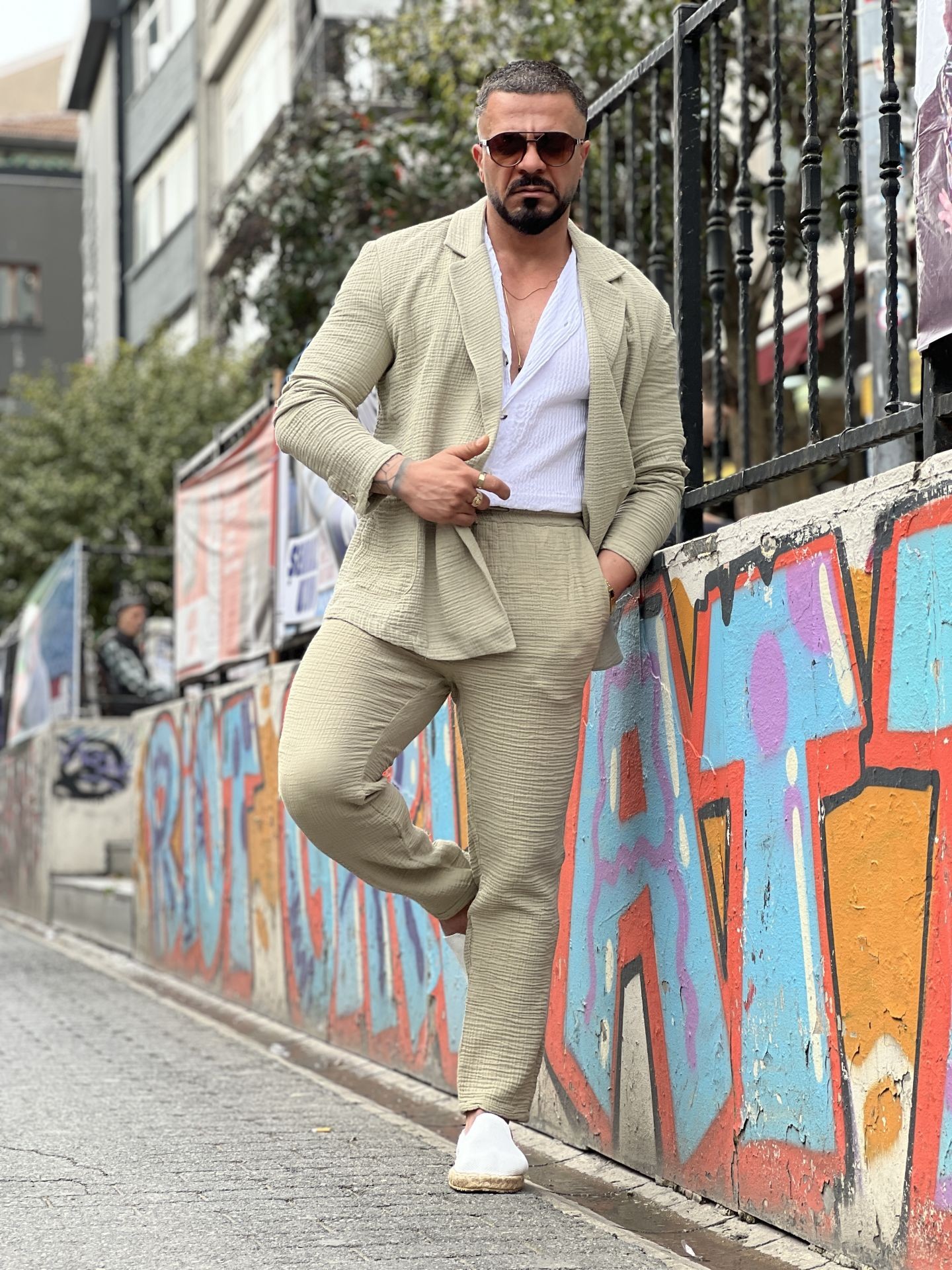 Saf Pamuk Müslin Takım