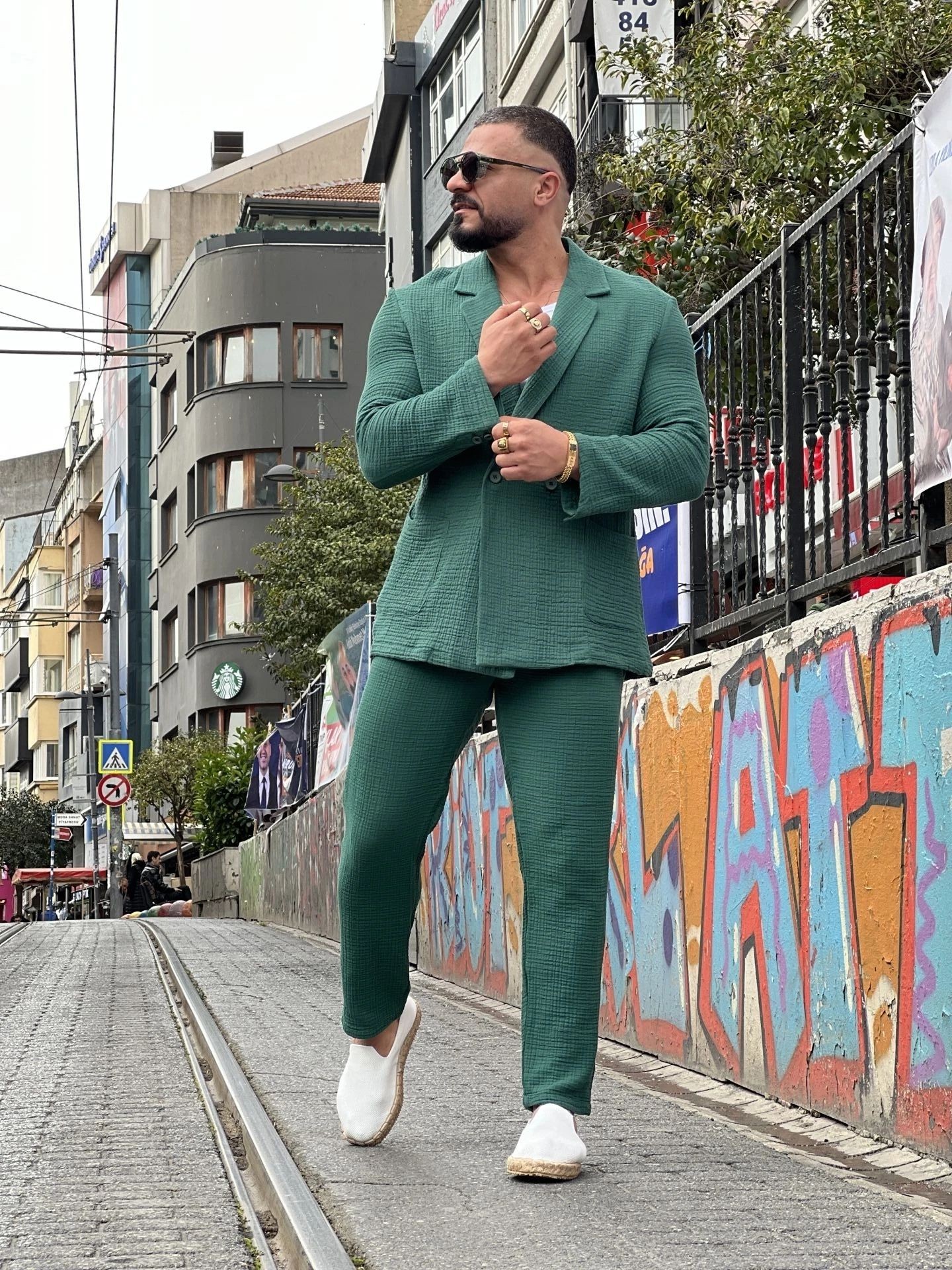 Saf Pamuk Müslin Takım