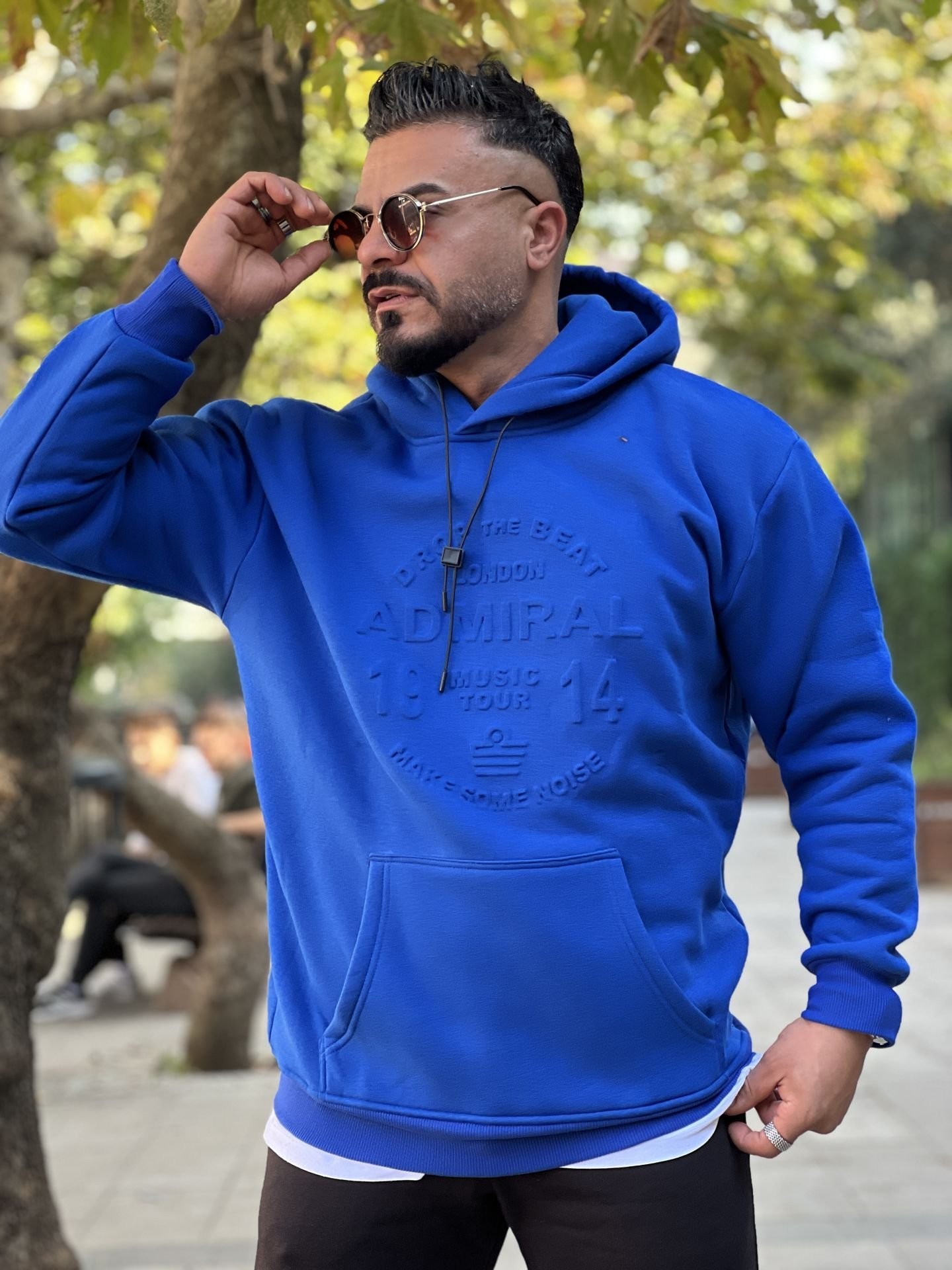 3 İplik Şardonlu Oversize Kapşonlu Sweat