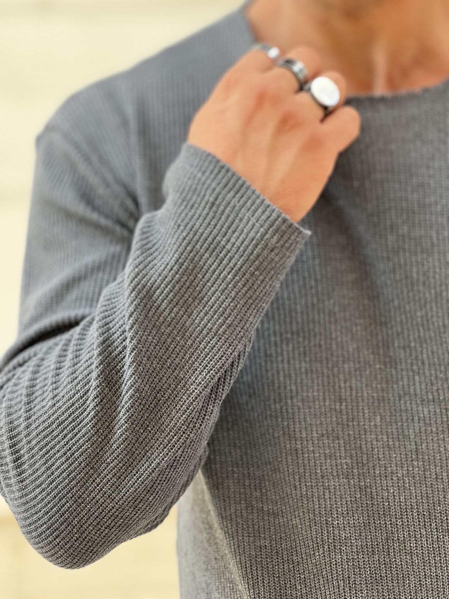 Oversize Açık Sweat
