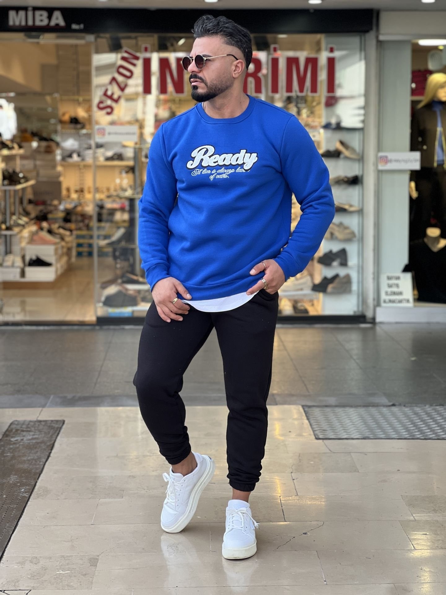 3 İplik Şardonlu Sweat