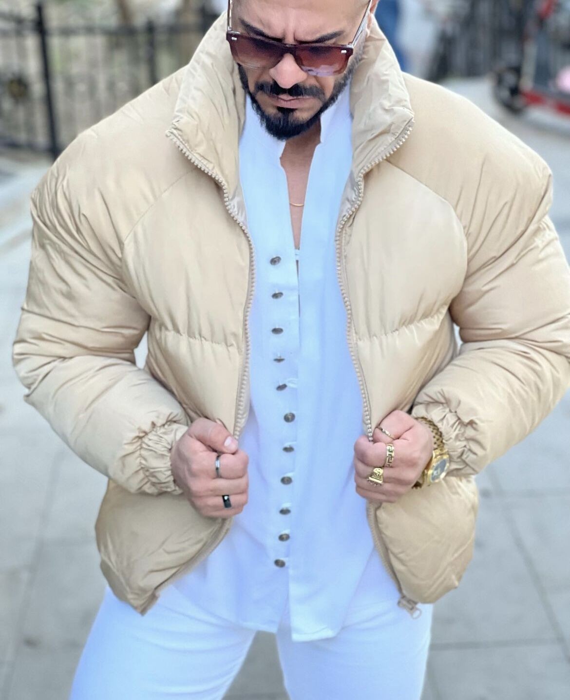 Dolumlu Şişme Mont
