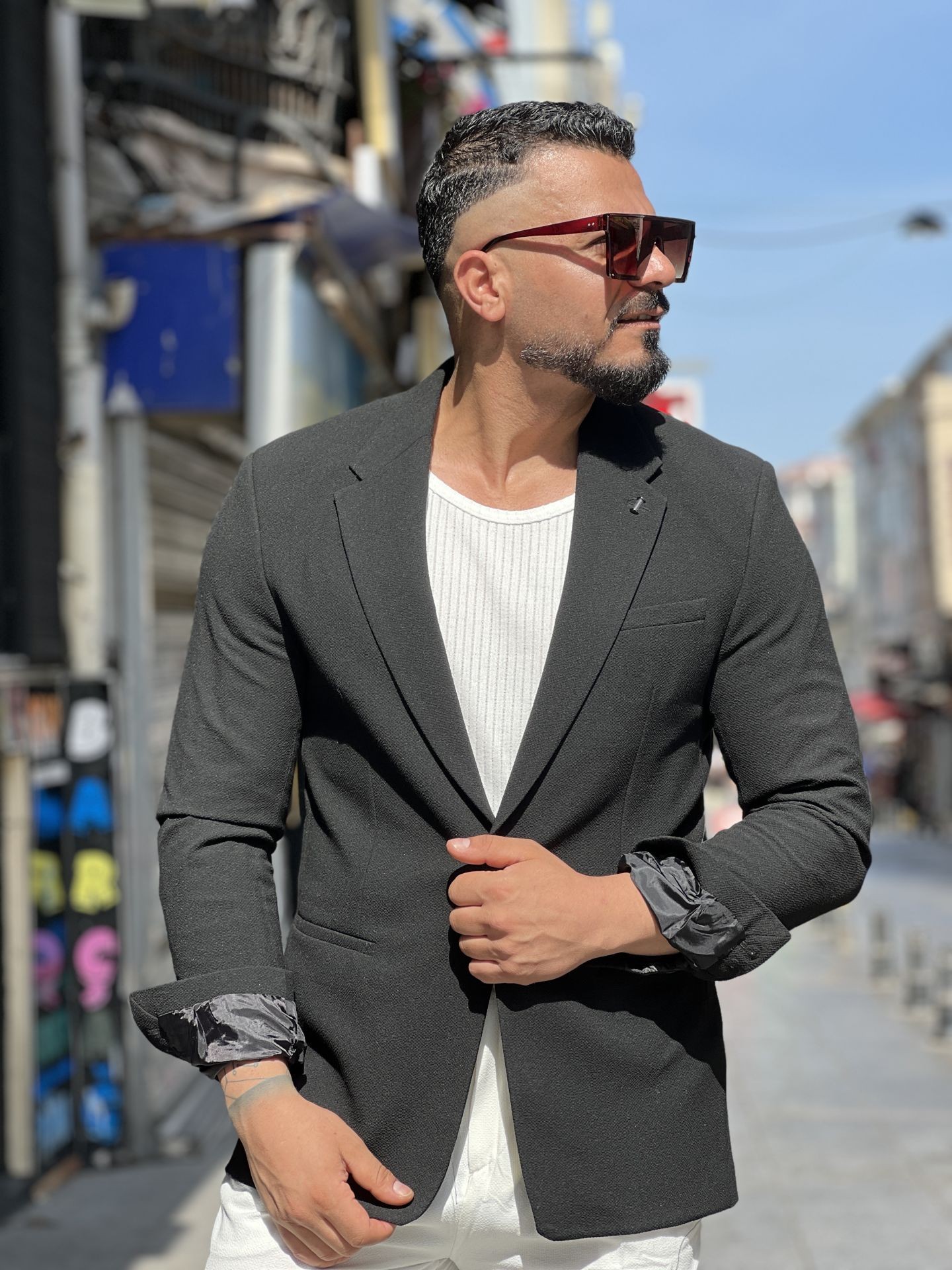 İtalyan Özel Tasarım Ceket