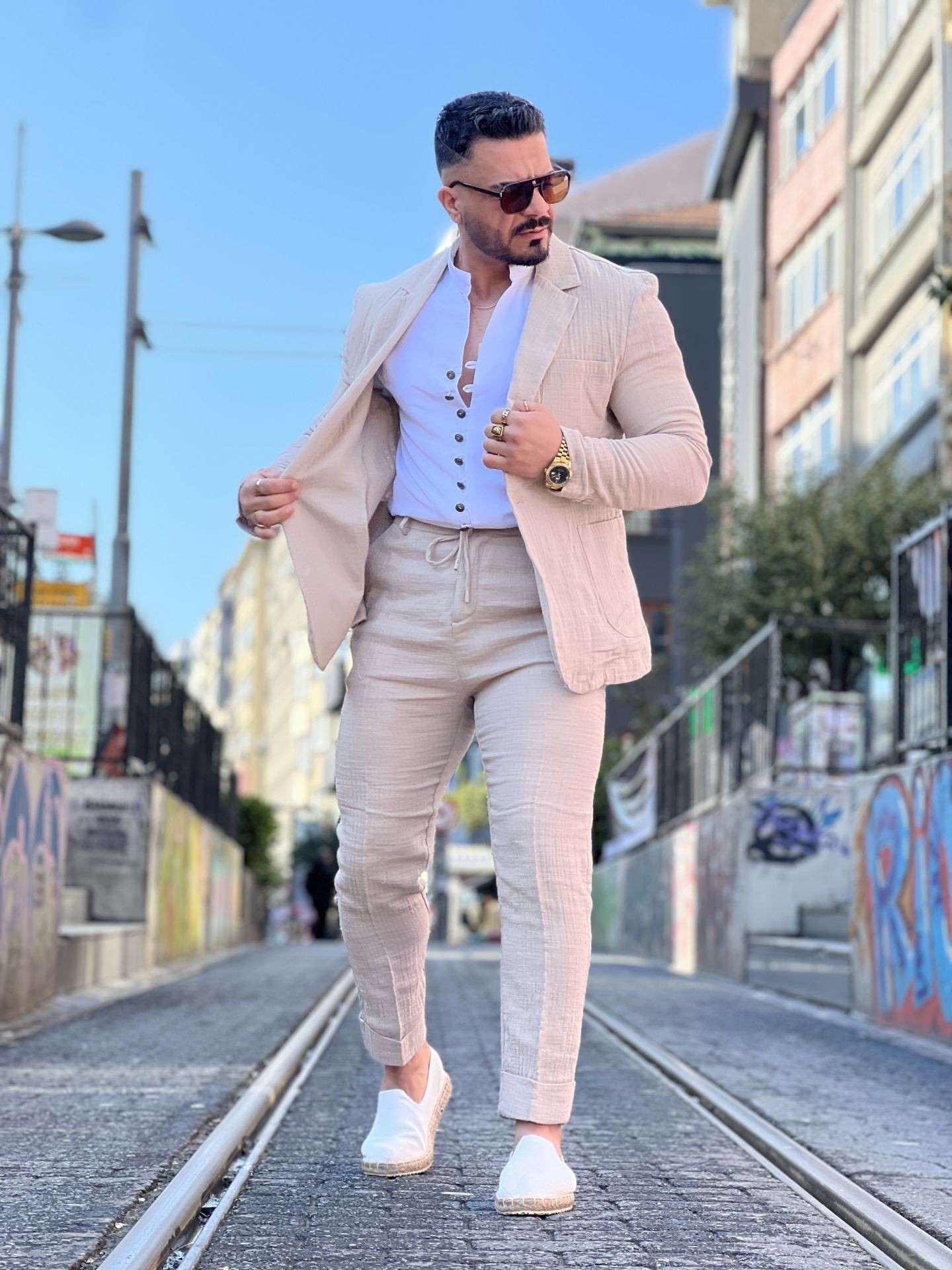 Saf Keten Takım