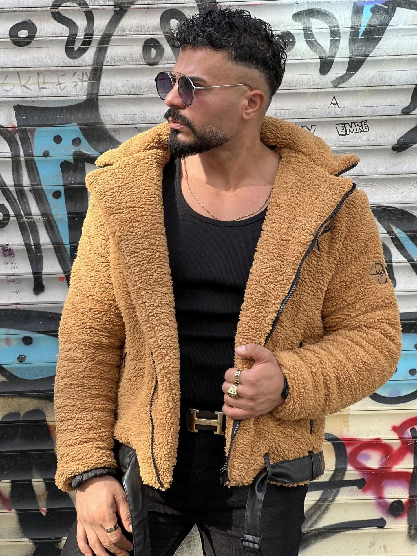 Özel Tasarım Şişme Kuzu Peluş Mont