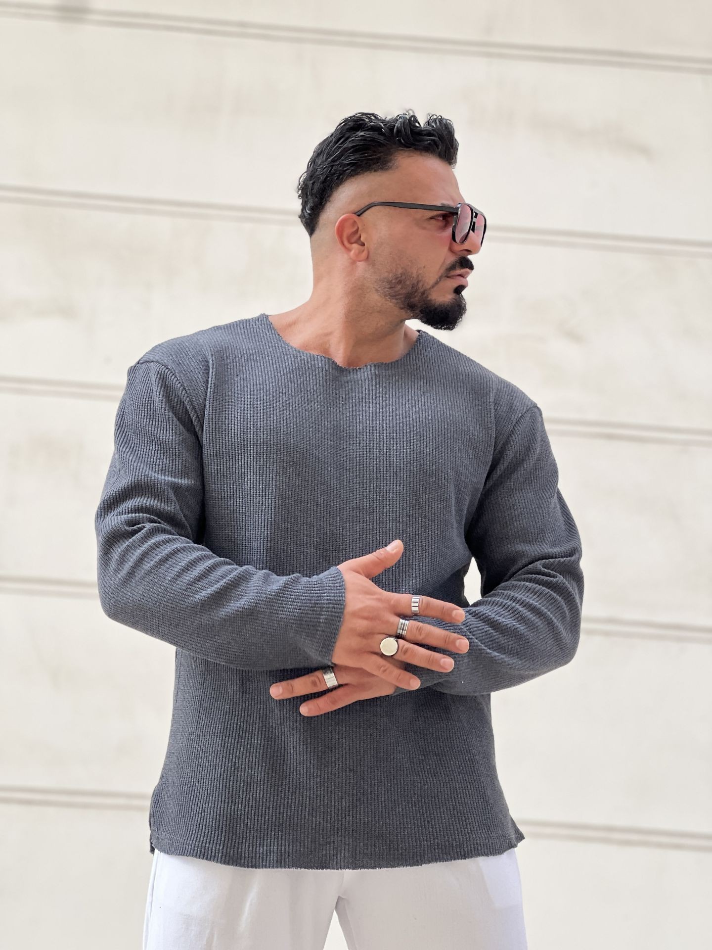 Oversize Açık Sweat
