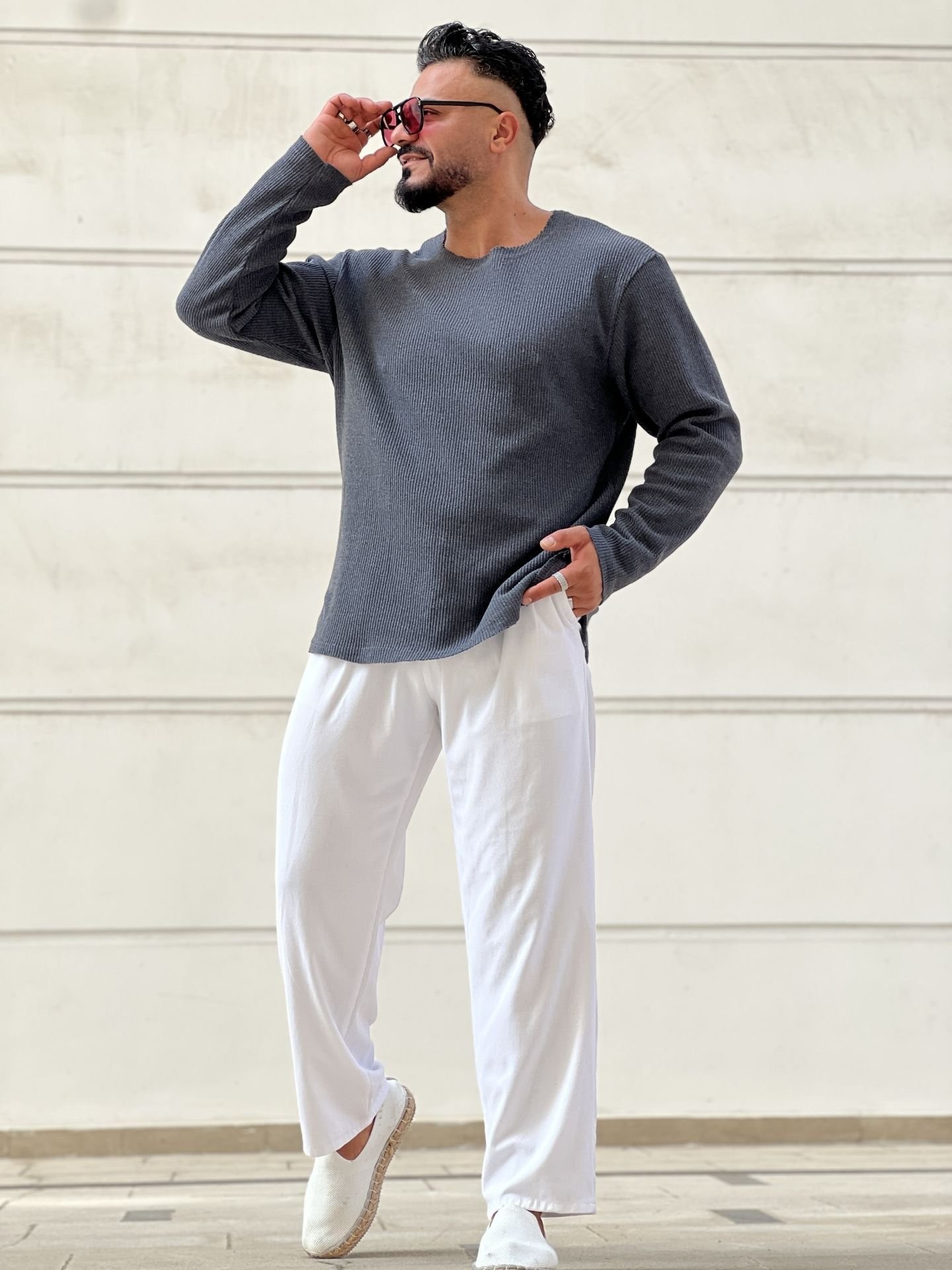 Oversize Açık Sweat